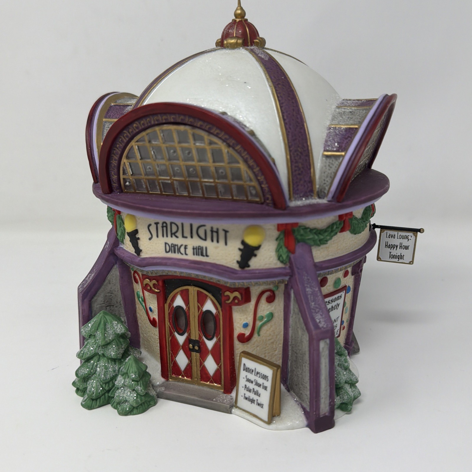 ‘Starlight Dance Hall’ North Pole Series Department 56 #56742 Needs New Bulb