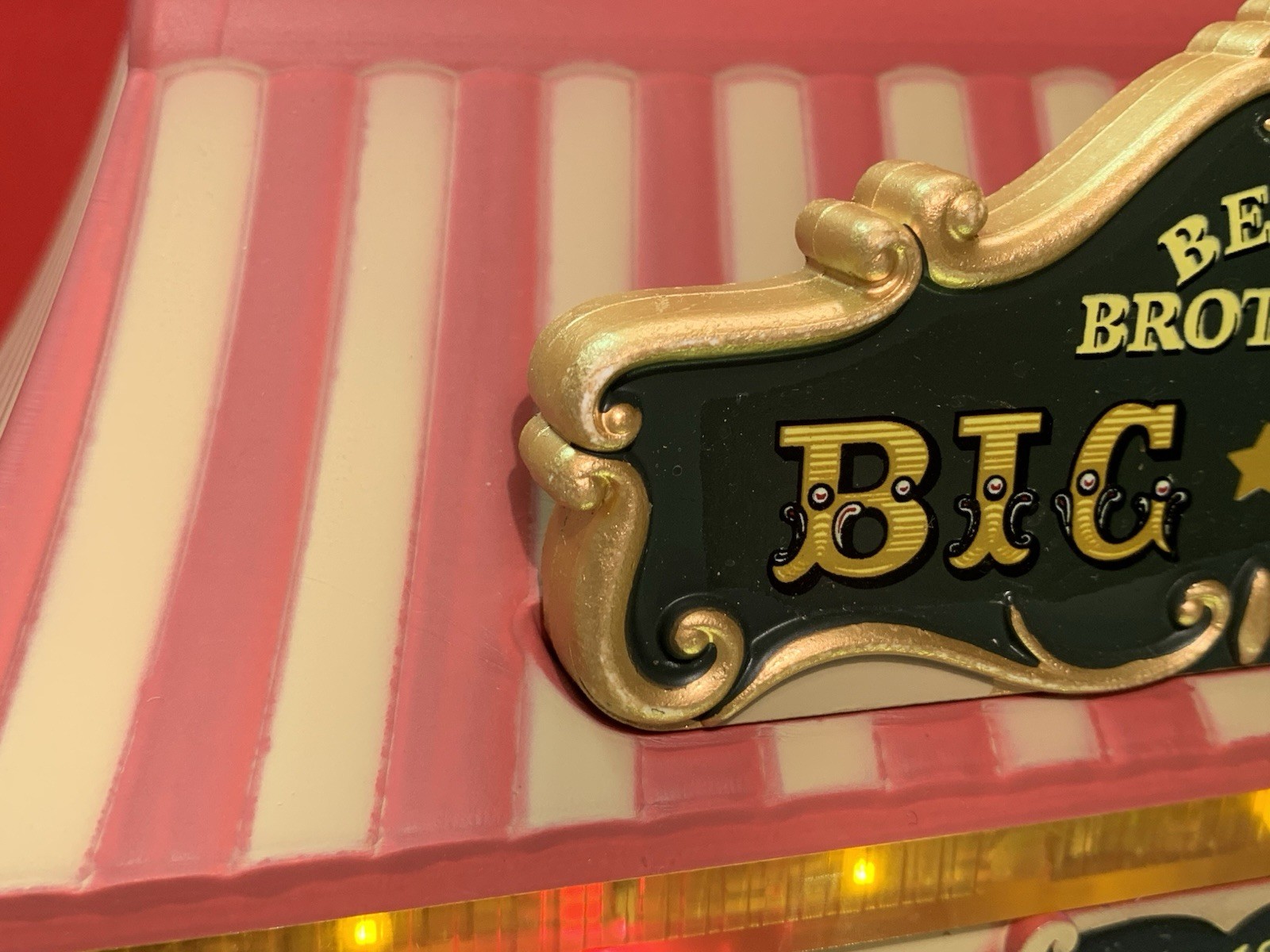 Lemax Berry Brothers Big Top Circus 55918 Sights & Sounds Light Up Animated READ