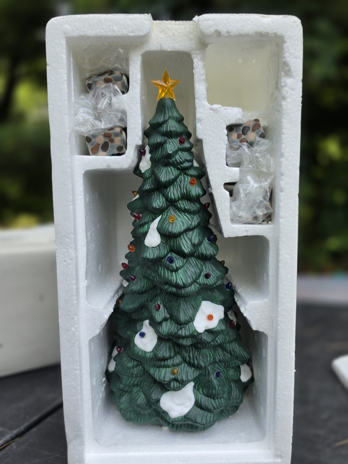 Dept 56 Heritage Village Collection “Town Tree” Set of 5 #5565-4 Retired Rare