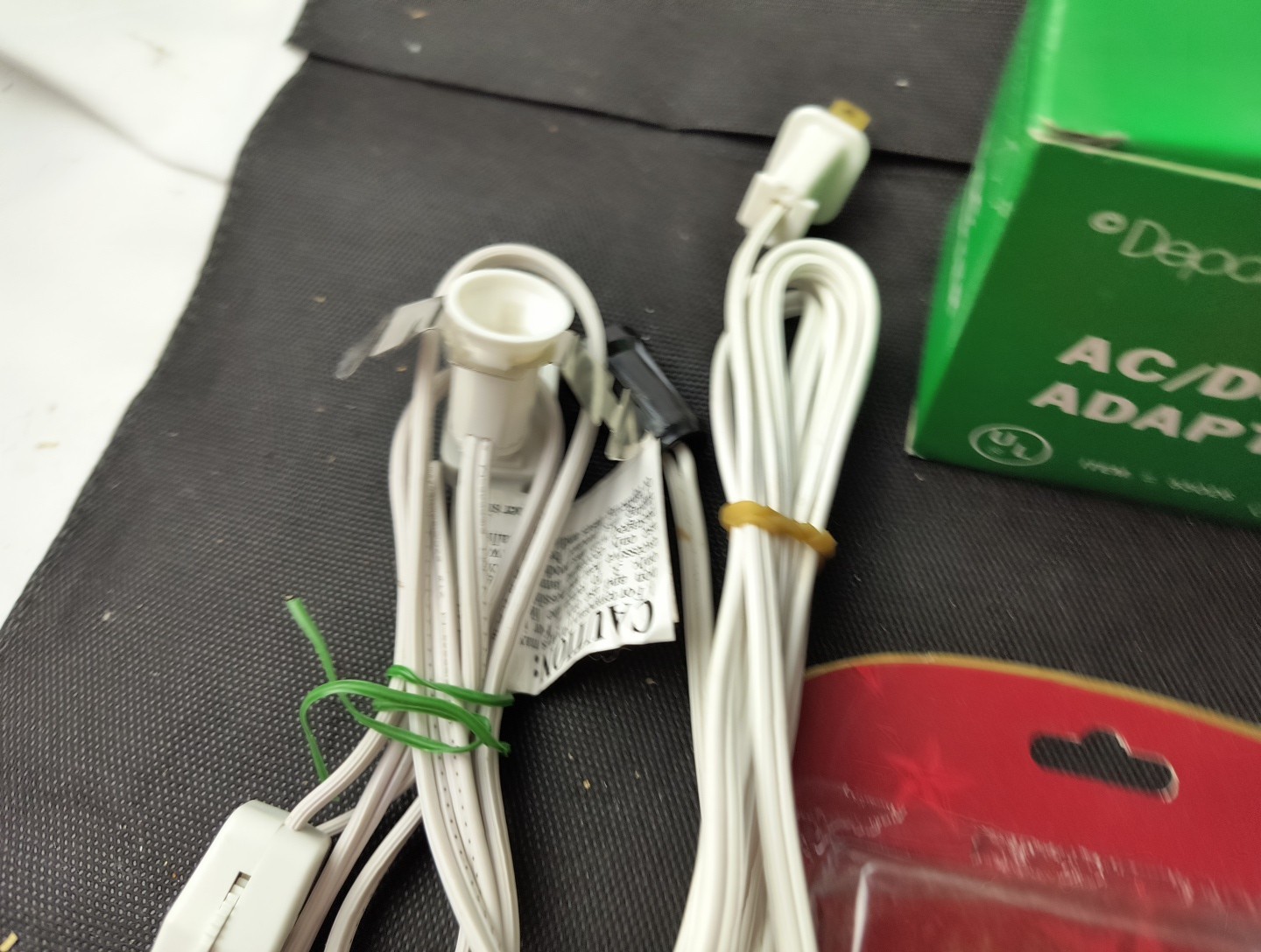Department Dept 56/Lemax Light Accessory – AC/DC Adapter W/ Fence, 2 Lights Tree
