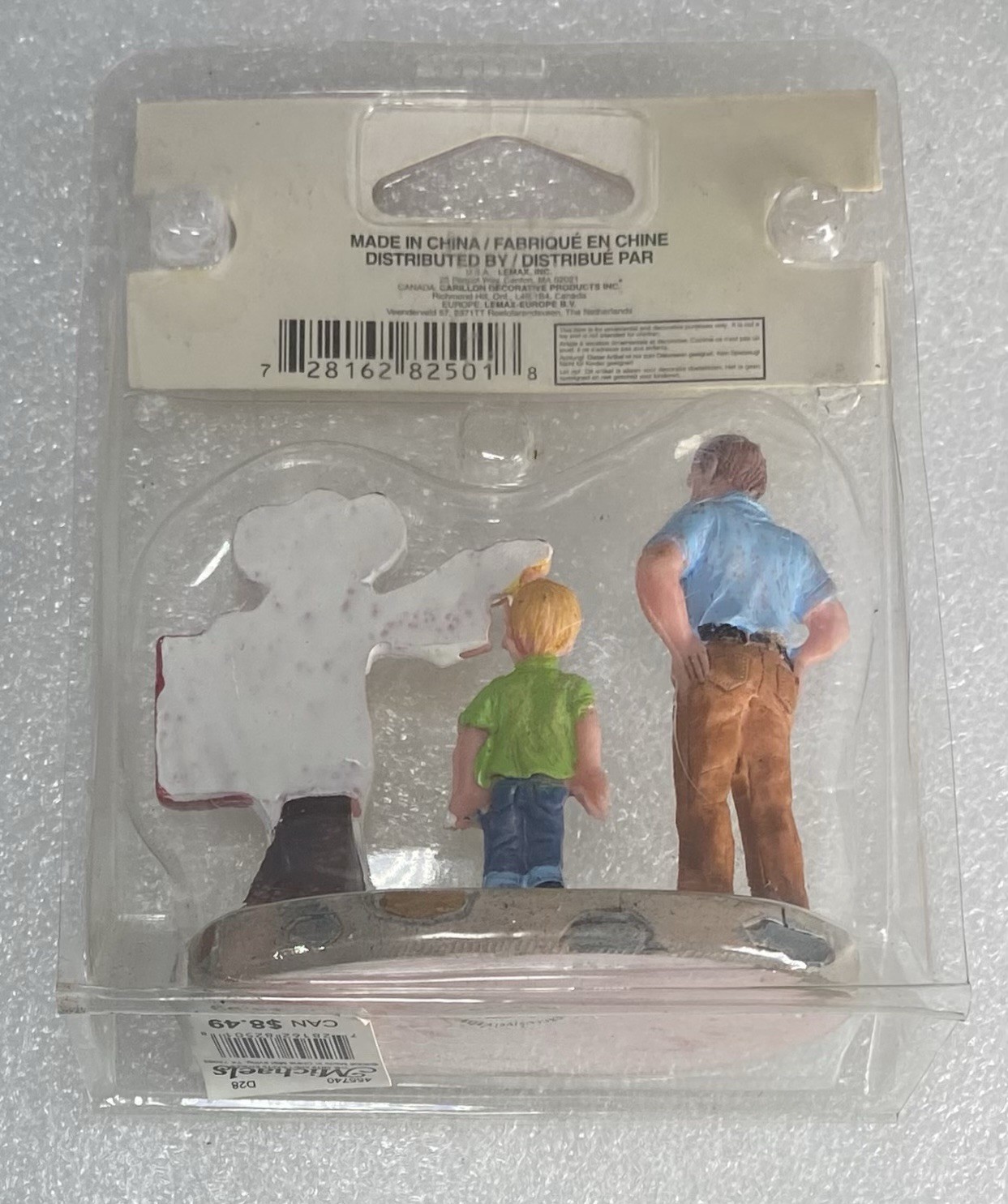 LEMAX Village Carnival Clown Sign Accessory 2008 TALL ENOUGH? Figurine 82501 NEW