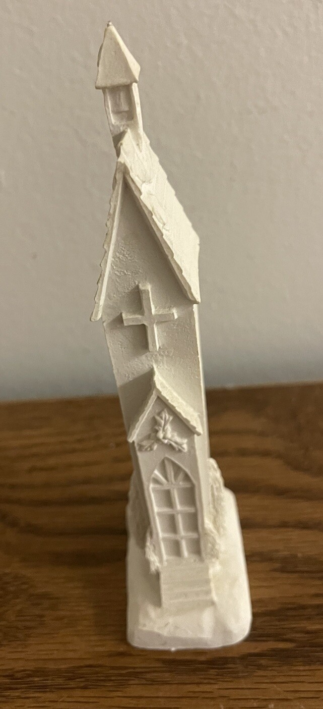 Wooden Church, “Little Church In The Woods”. 6” x 1-1/2”. NEW
