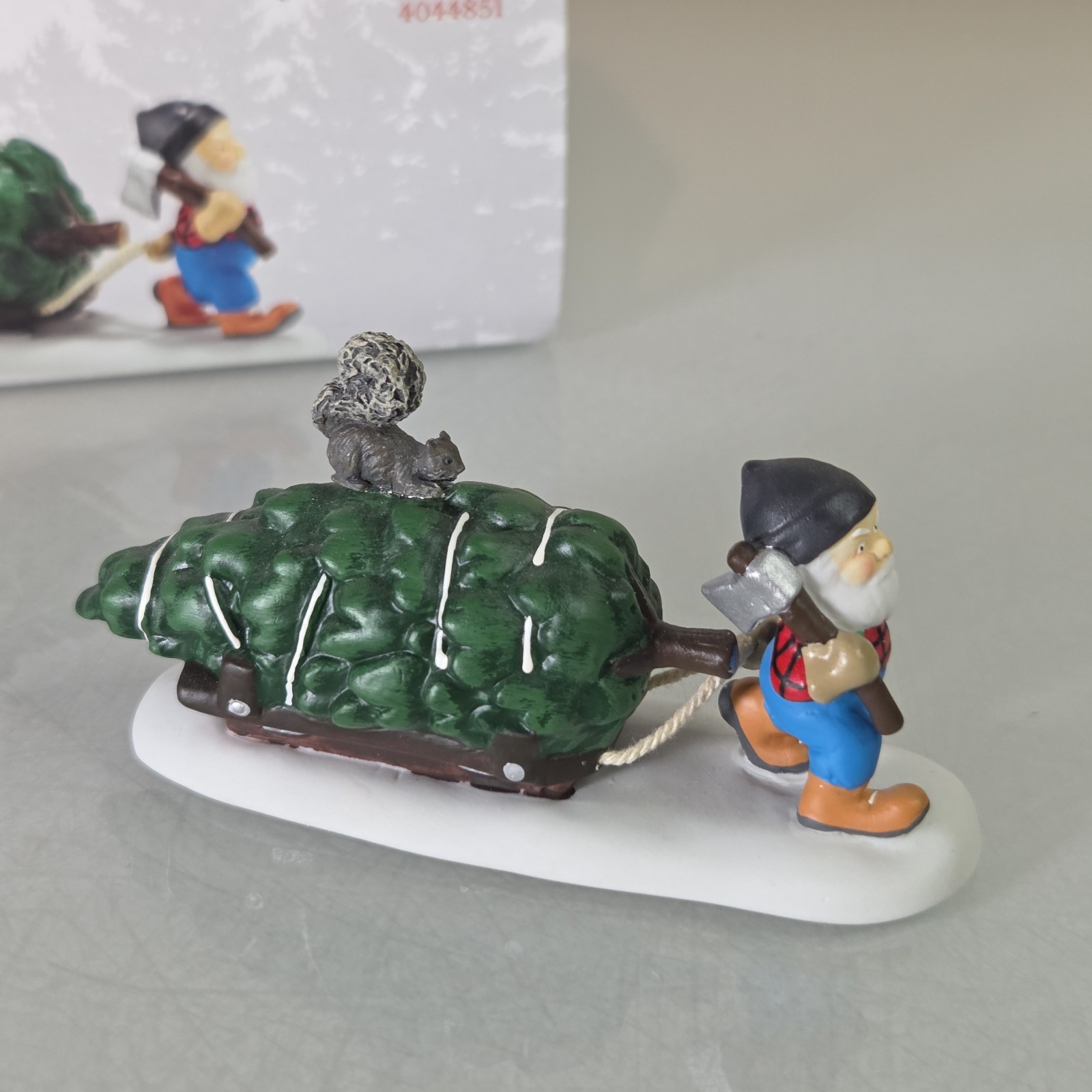 DEPARTMENT 56 North Pole Village Accessory 2015 TINY LUMBERJACK 4044851 Dept 56
