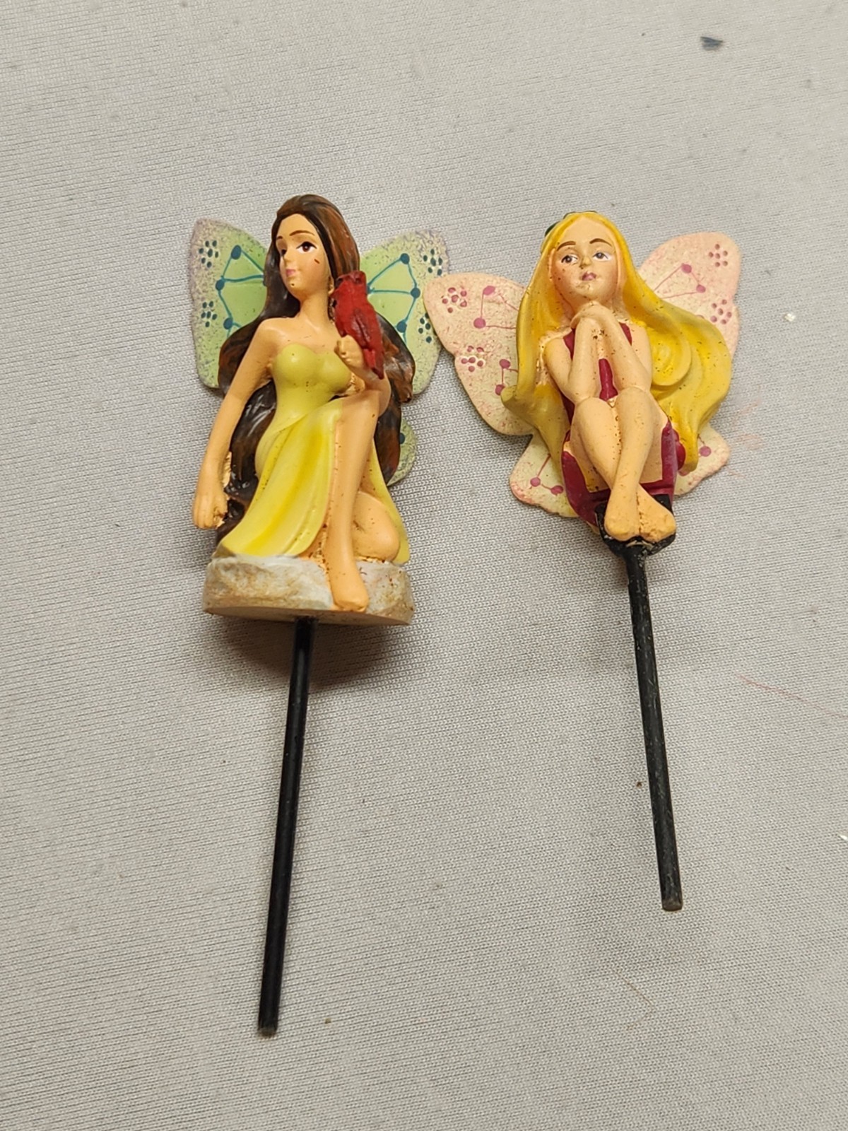 Hawthorne Village Fairy Garden Collection Lot of 5 Items Thomas Kinkade