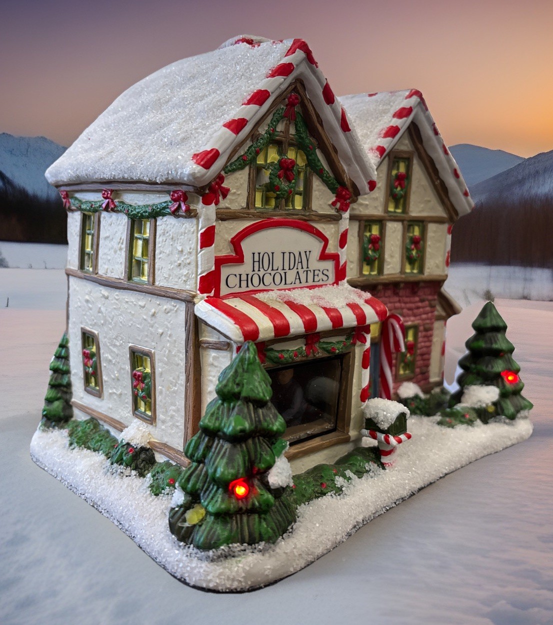 2013 St. Nicholas Square Village Collection “Holiday Chocolates” Works Mint/Box