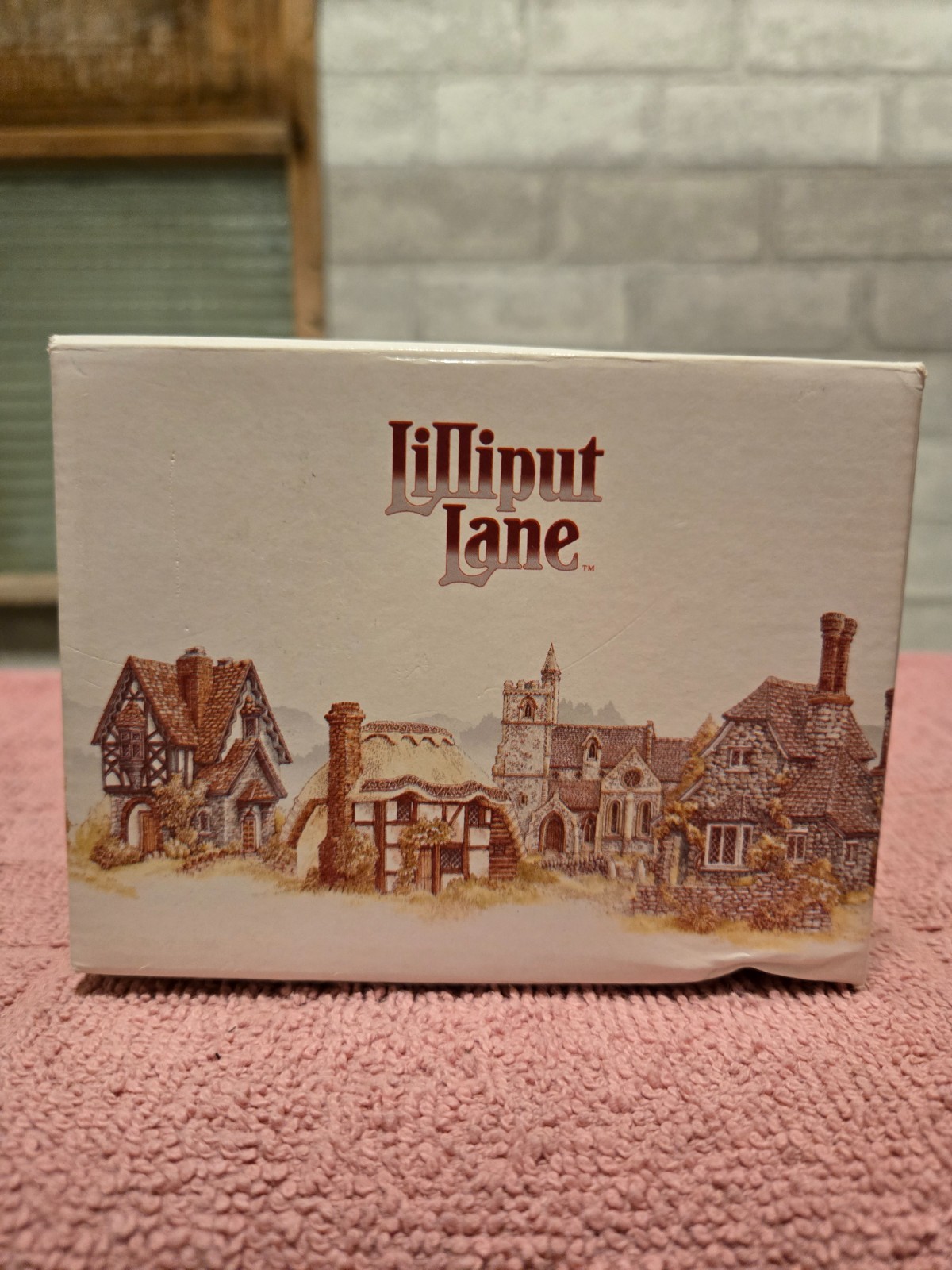 Lilliput Lane Collectible “Fishermen’s Bothy” 1990, W/DEED, original box