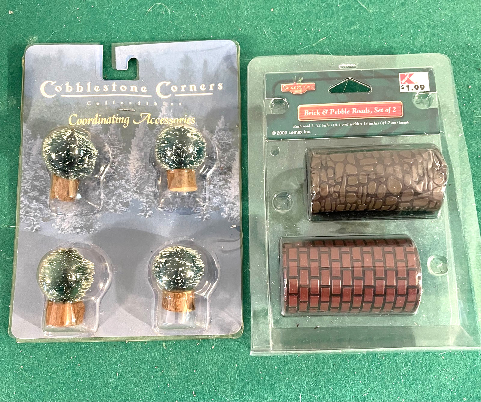 27 Assorted Mini Christmas Village Lot Cobblestone Corner-Gingerfrost Lane-More