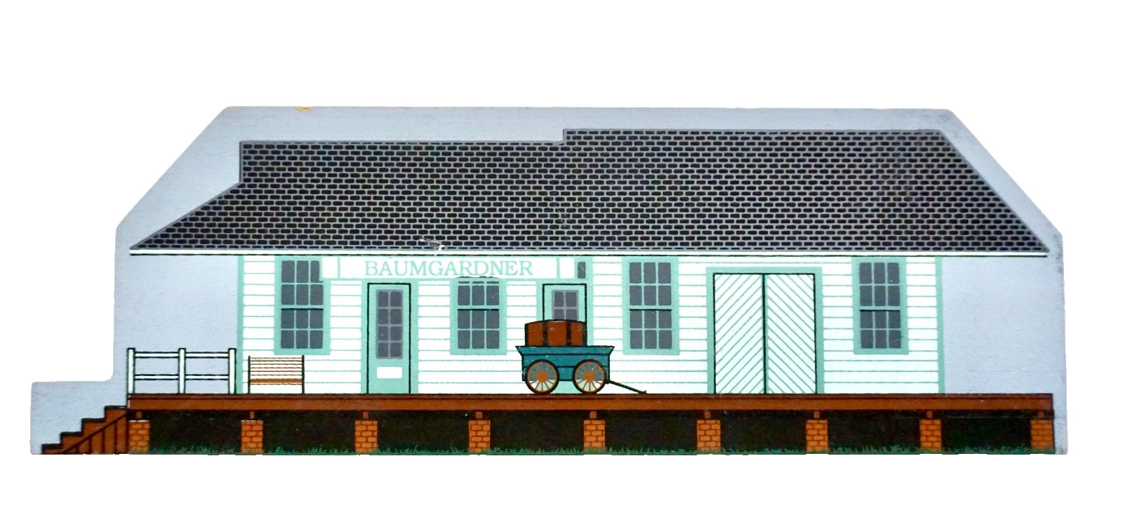 Baumgardner Station Shelf Sitter #3 Conestoga Village Lancaster County PA, 1995