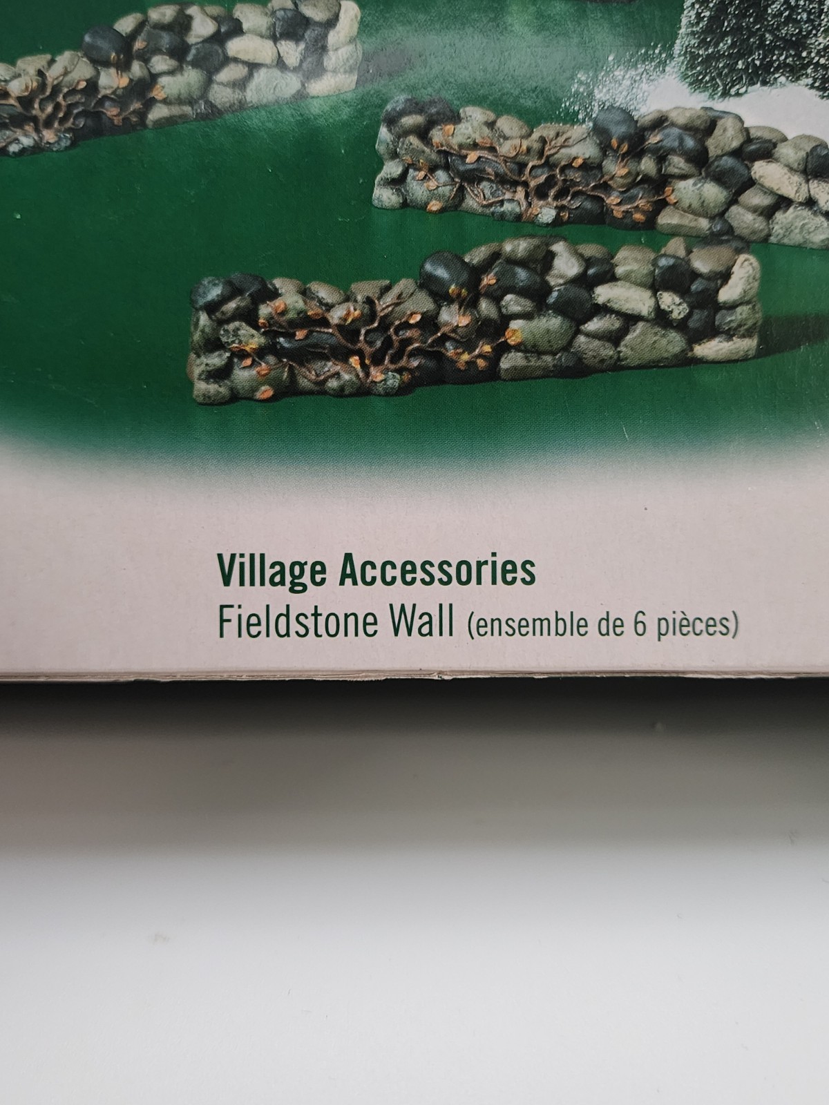 Christmas Village Accessories Stonefield Wall Dept 56 Stone Vine Wall Set of 4