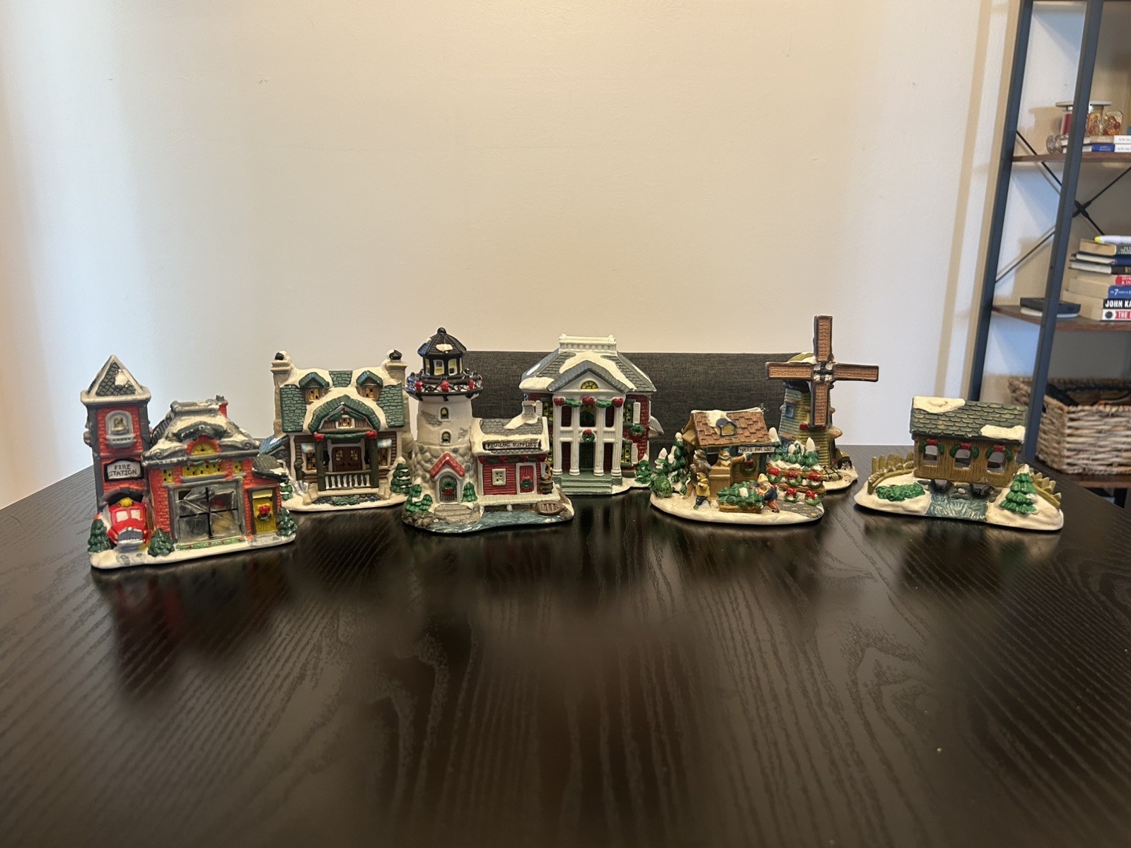 Windham Heights Cobblestone Corners Christmas Village Collection 2003 Lot of 7