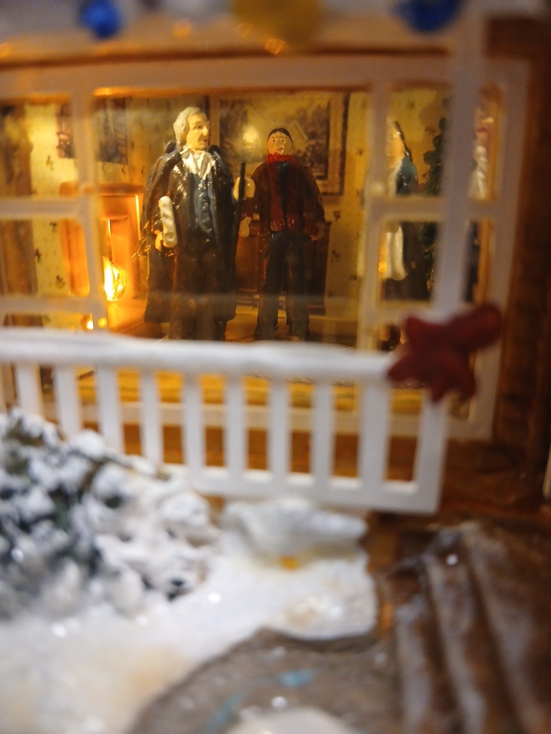 Thomas Kinkade Childhood Home Lighted Village Teleflora 2008 Christmas Cottage