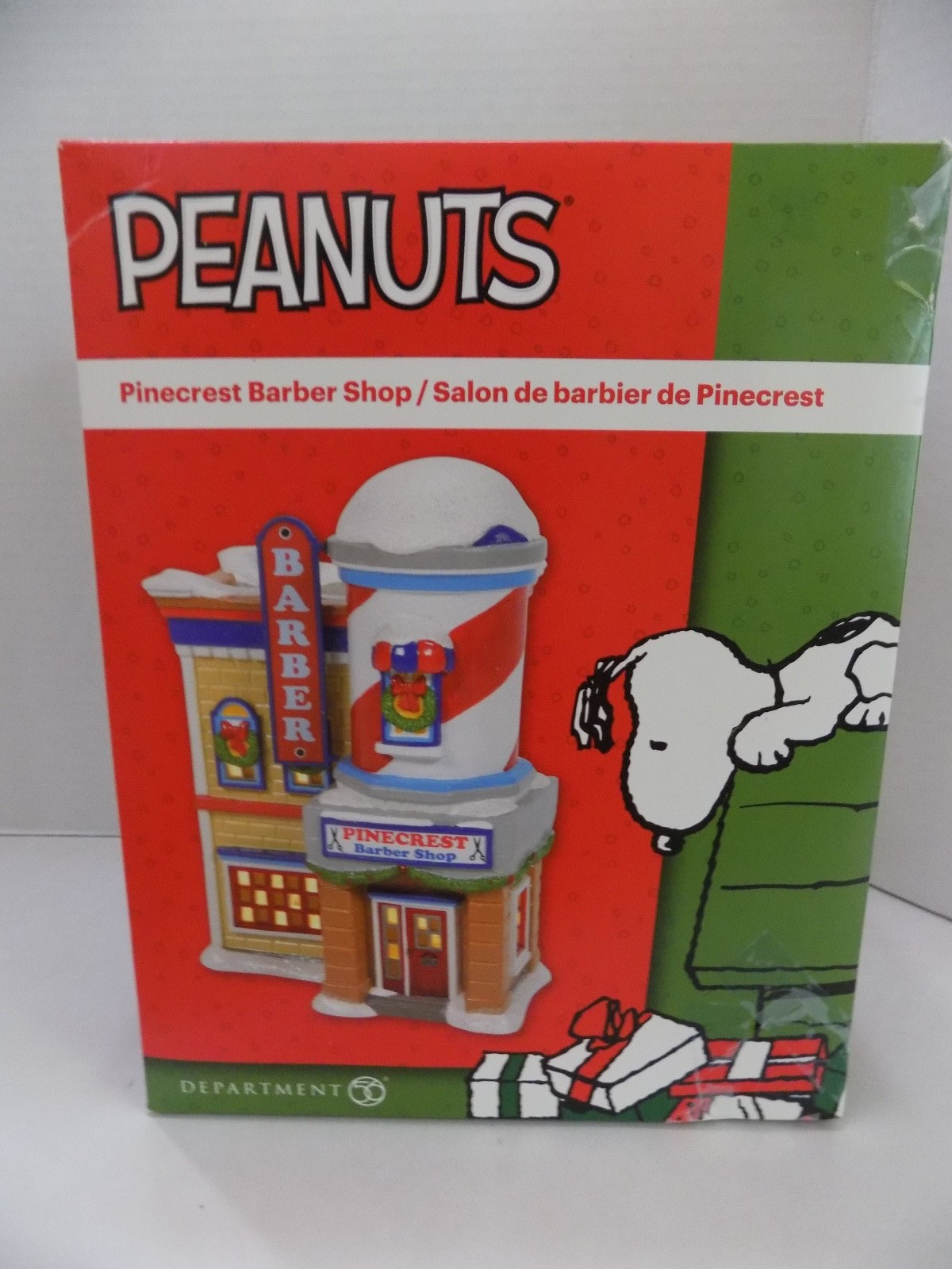 Dept 56 Peanuts Pinecrest Barber Shop #6007735 2022 NOS MIB