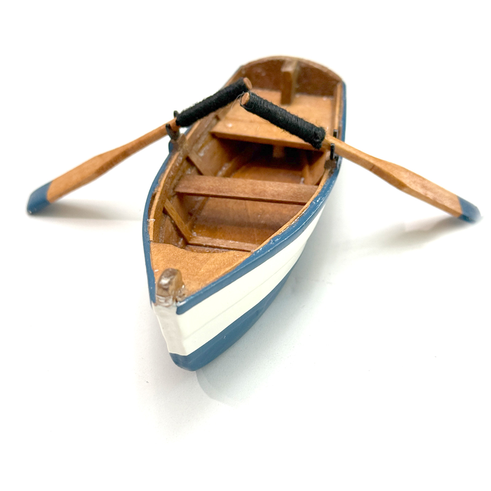 Dept 56 Village Accessories Wooden Rowboats w/Paddles – Set of 3 w/Box – Read
