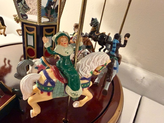 Mr. Christmas Grand Carousel Musical Rotating 30 Classic Songs