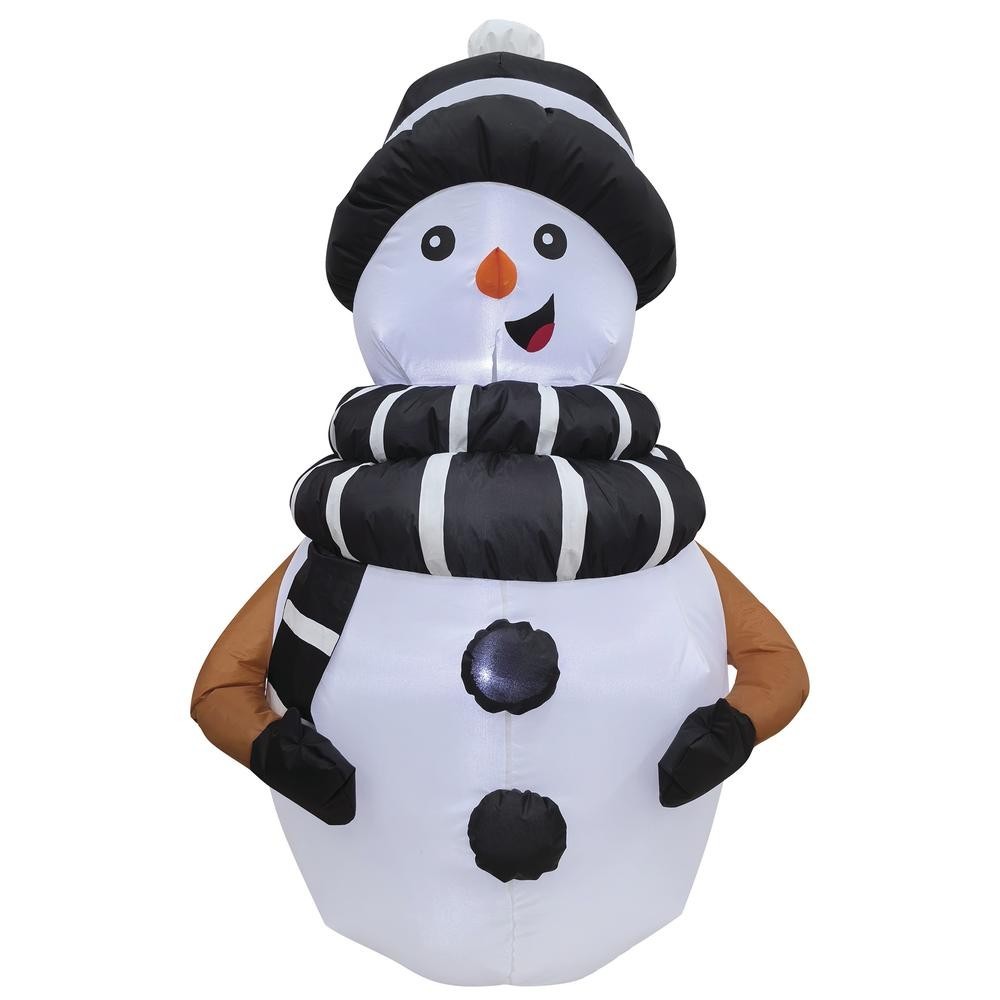 4′ Lighted LED Snowman Christmas Inflatable Fun Holiday Indoor Outdoor Decor