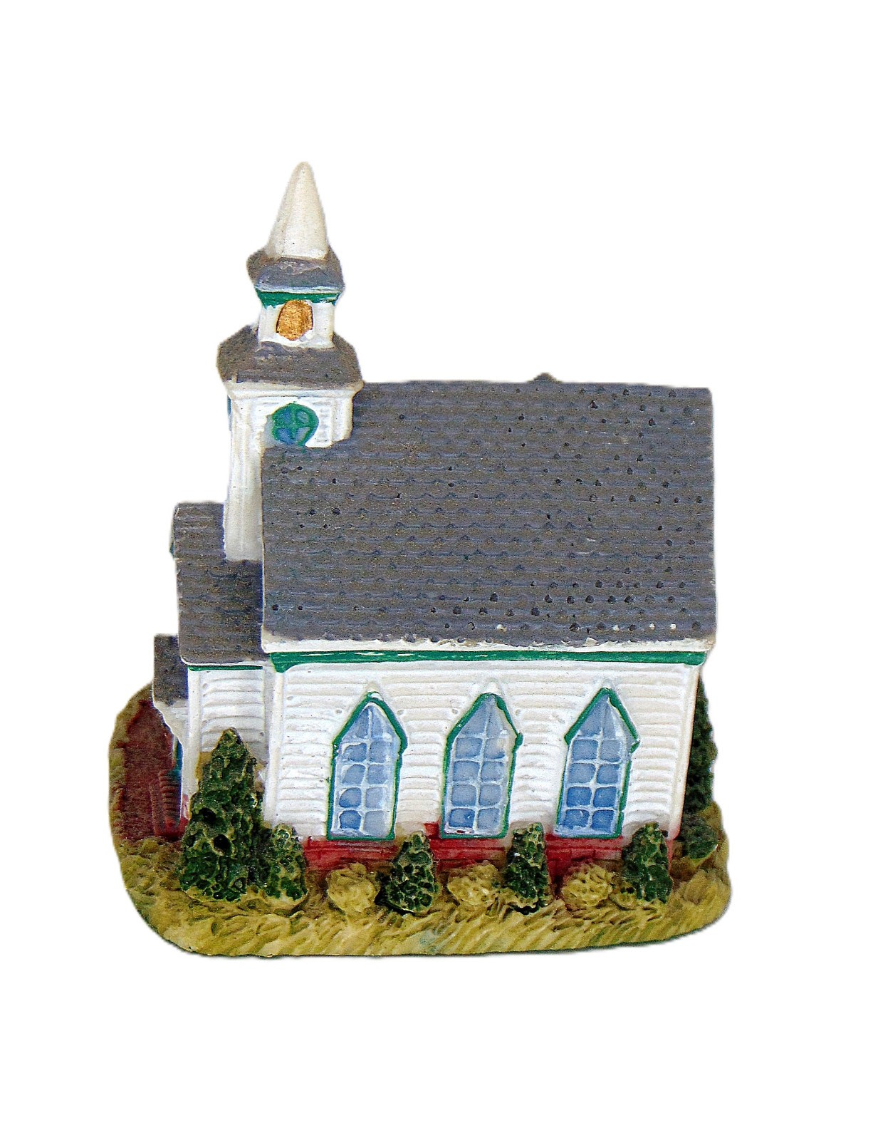 AMERICANA COLLECTION PIONEER’S CHURCH OF LIBERTY FALLS CERAMIC HOUSE BOX