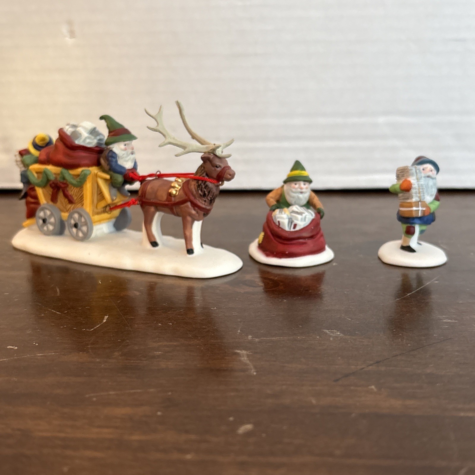 Dept 56 North Pole Elves Letters for Santa 3Pc Set Mail #56049 Christmas Village