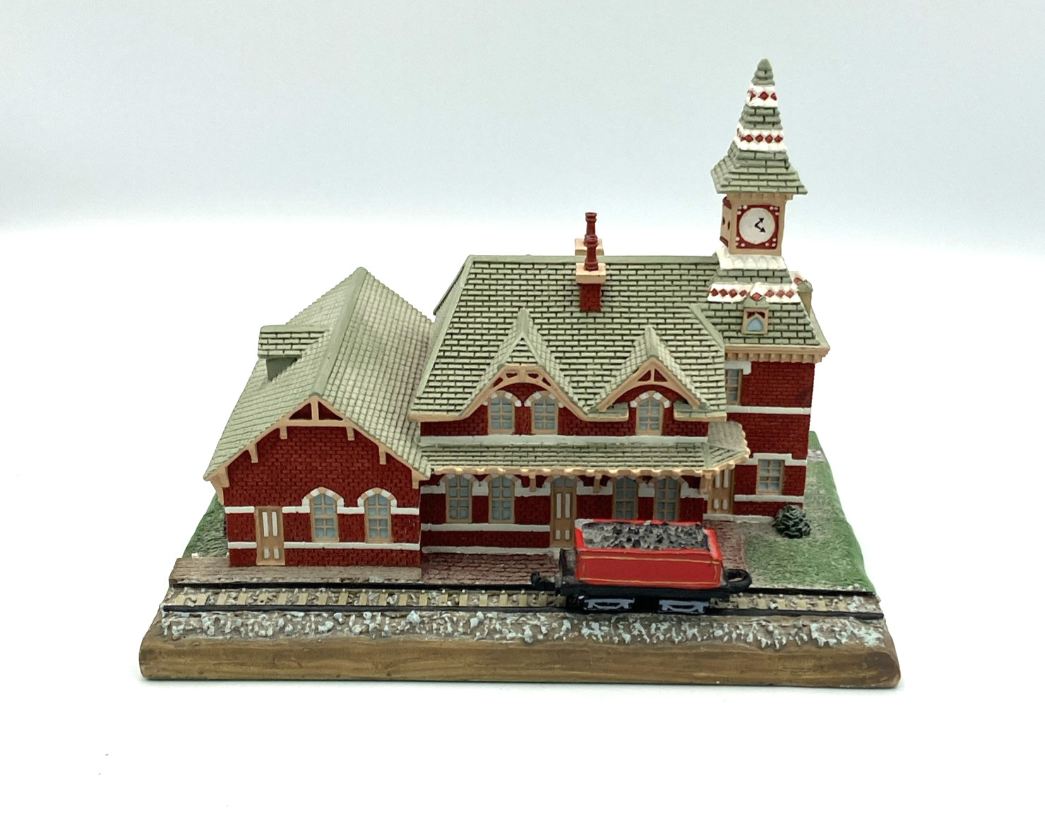 Vtg Danbury Mint The Old Railroad Station Point of Rocks MD Historic Railroads