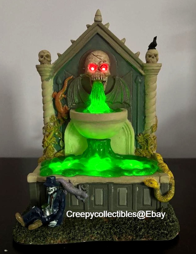 Lemax Spooky Town “Grime & Slime Spring” Brand New- Lighted Table Accent