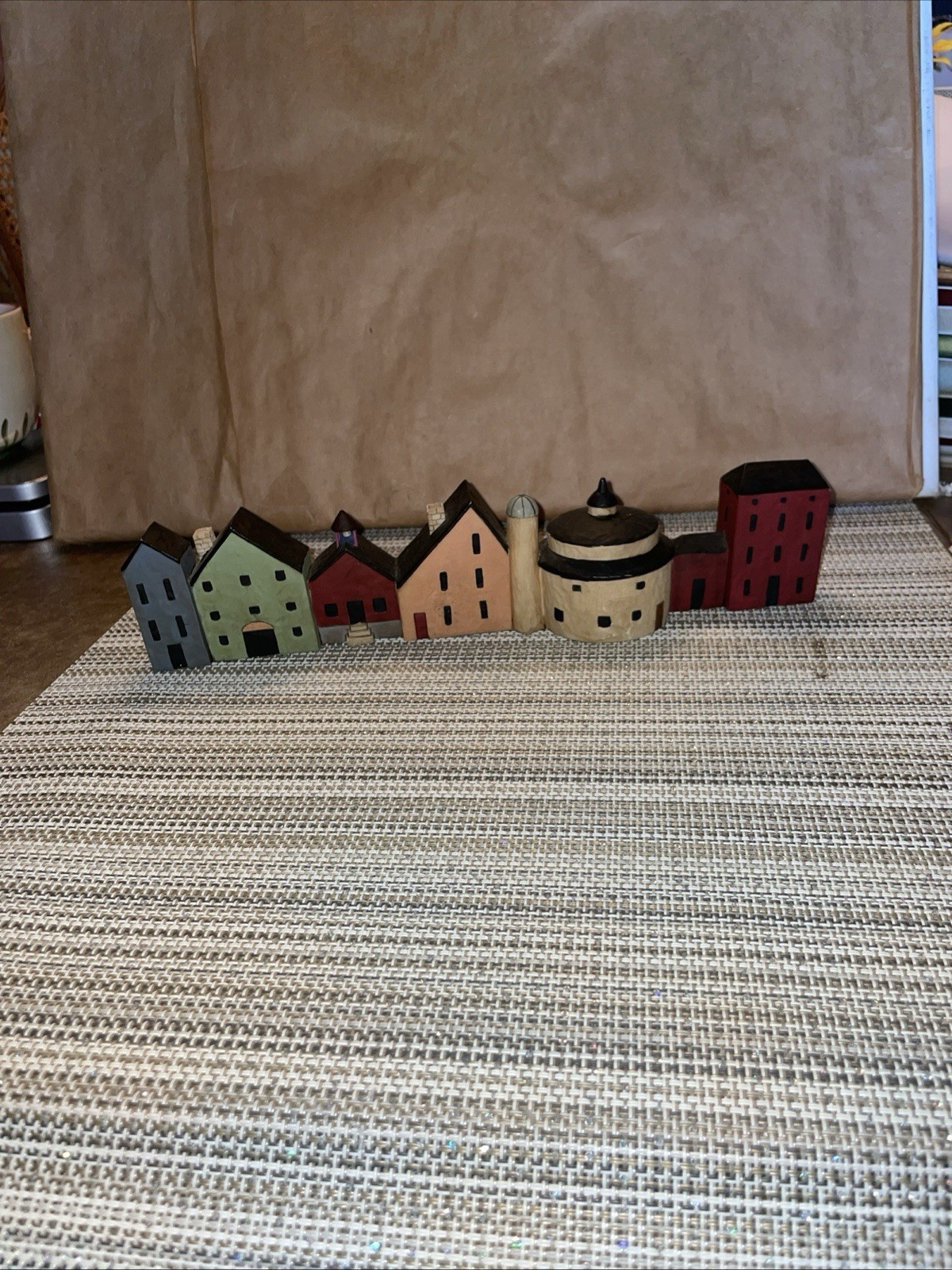 Vintage VILLAGE SHELF DECOR 12”