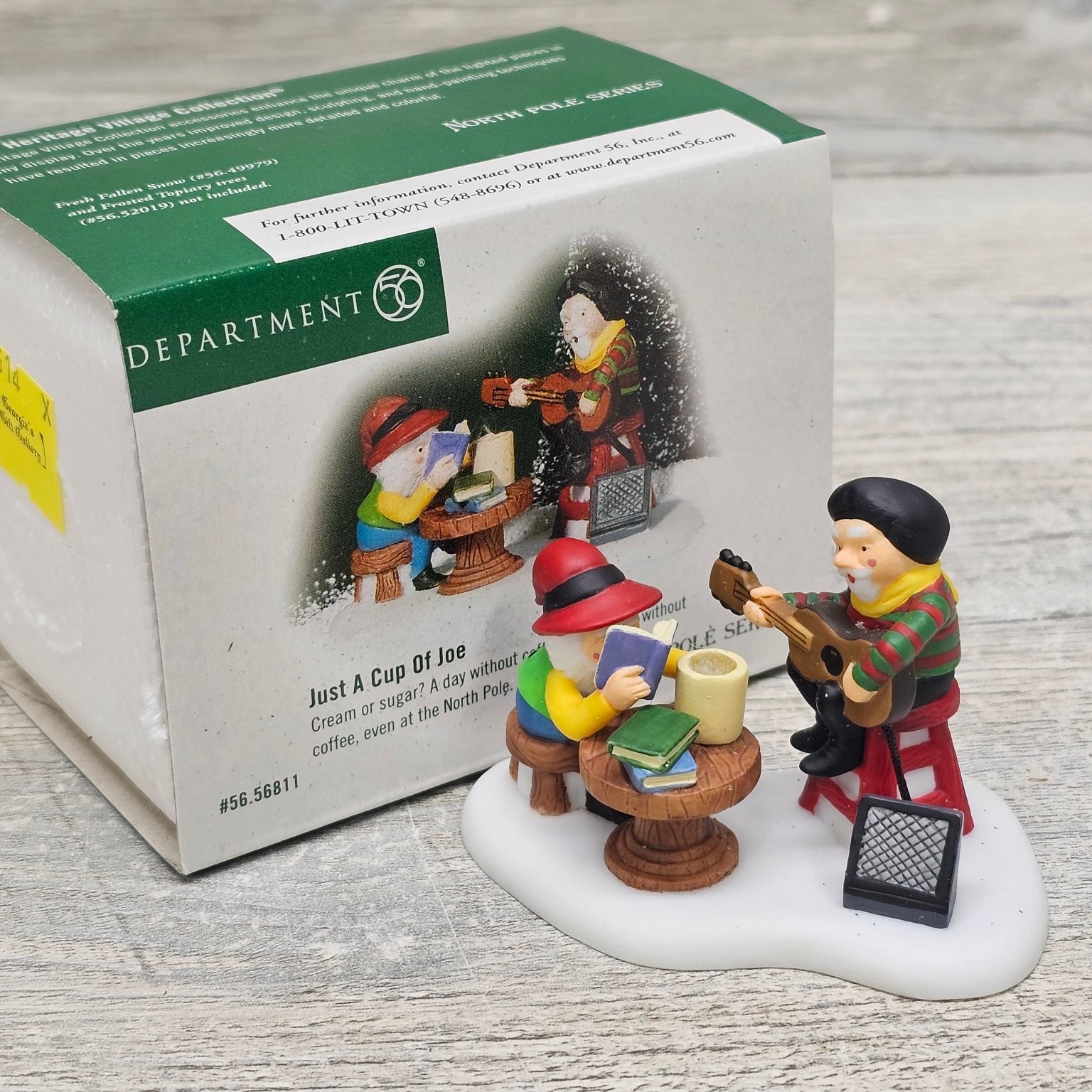 Department 56 Just A Cup Of Joe North Pole Series Christmas Figurine