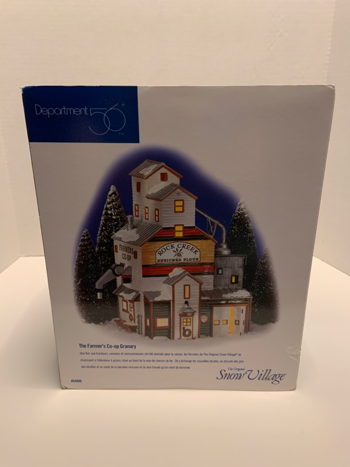 Department 56 Snow Village The Farmer’s Co-op Granary
