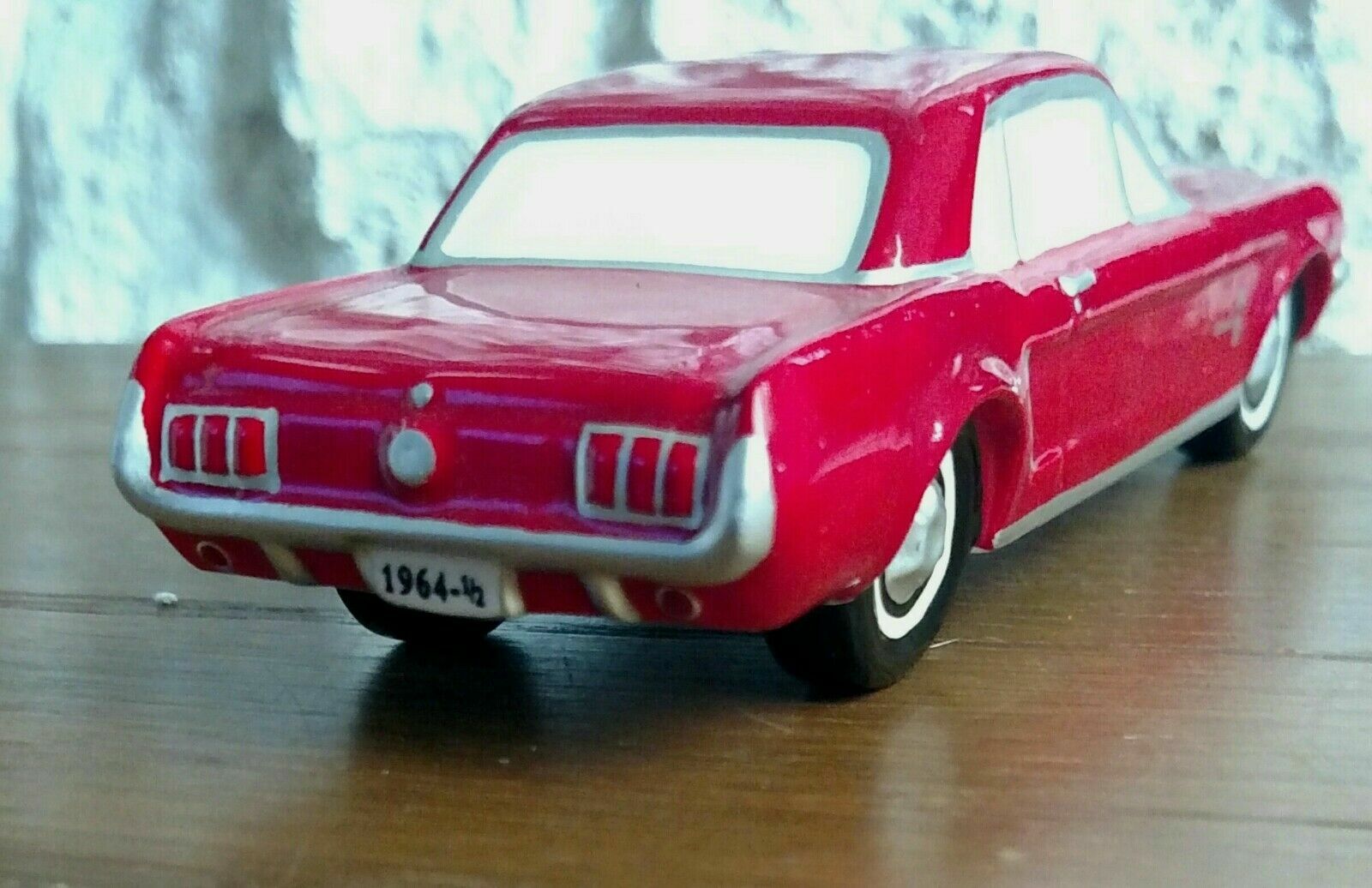 1964.5 Ford Mustang red #54951 Snow Village Department 56 -BUYER GUARANTEE