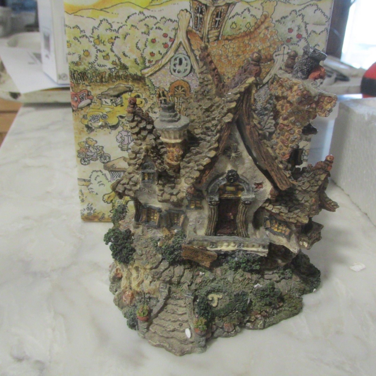 BOYDS BearlyBuilt Village TRUMBLES MANSION Boyds Town Village 2001 ORIGINAL BOX