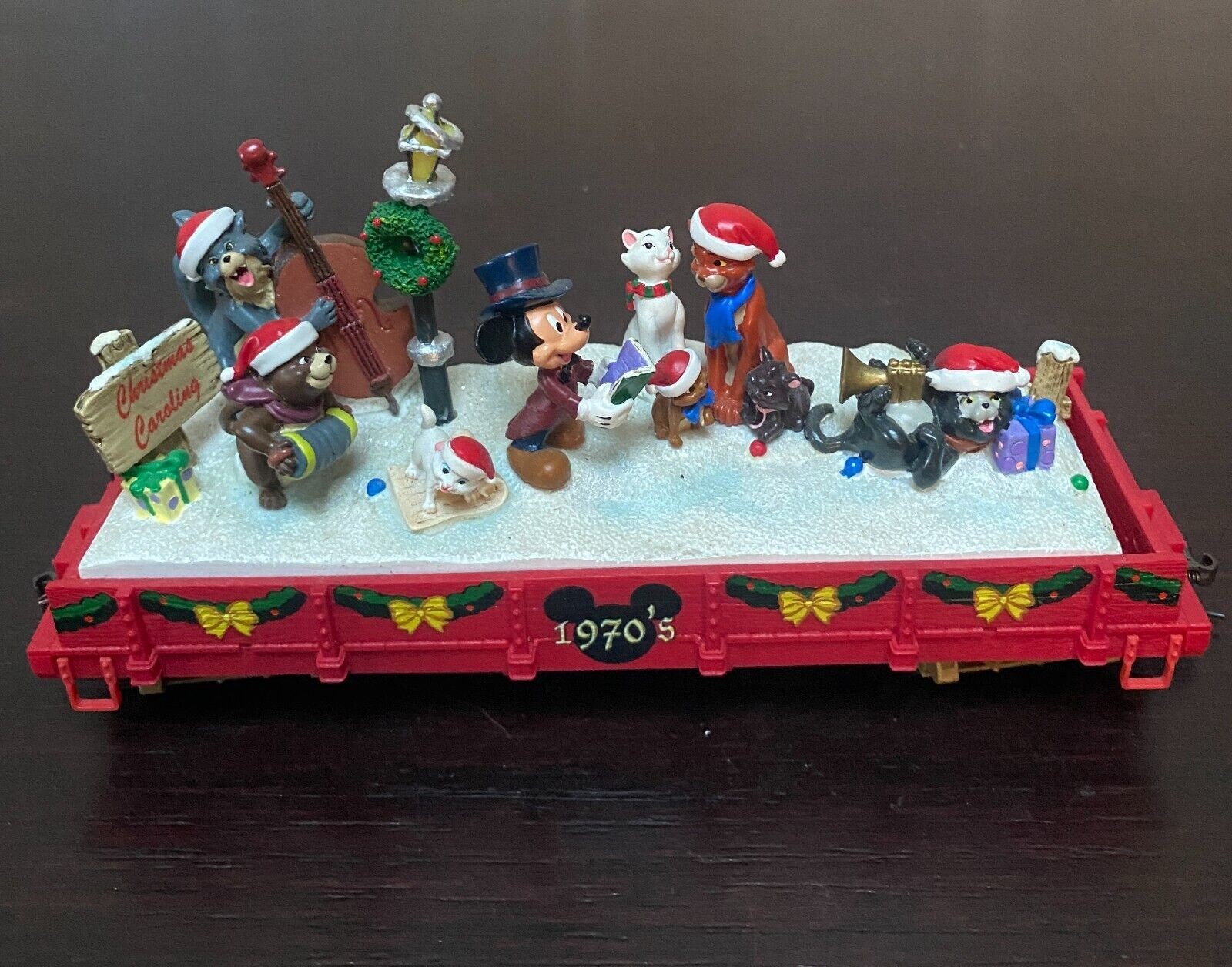 Hawthorne Village Disney Christmas Train Gondola 1970’s Mickey & Friends Express