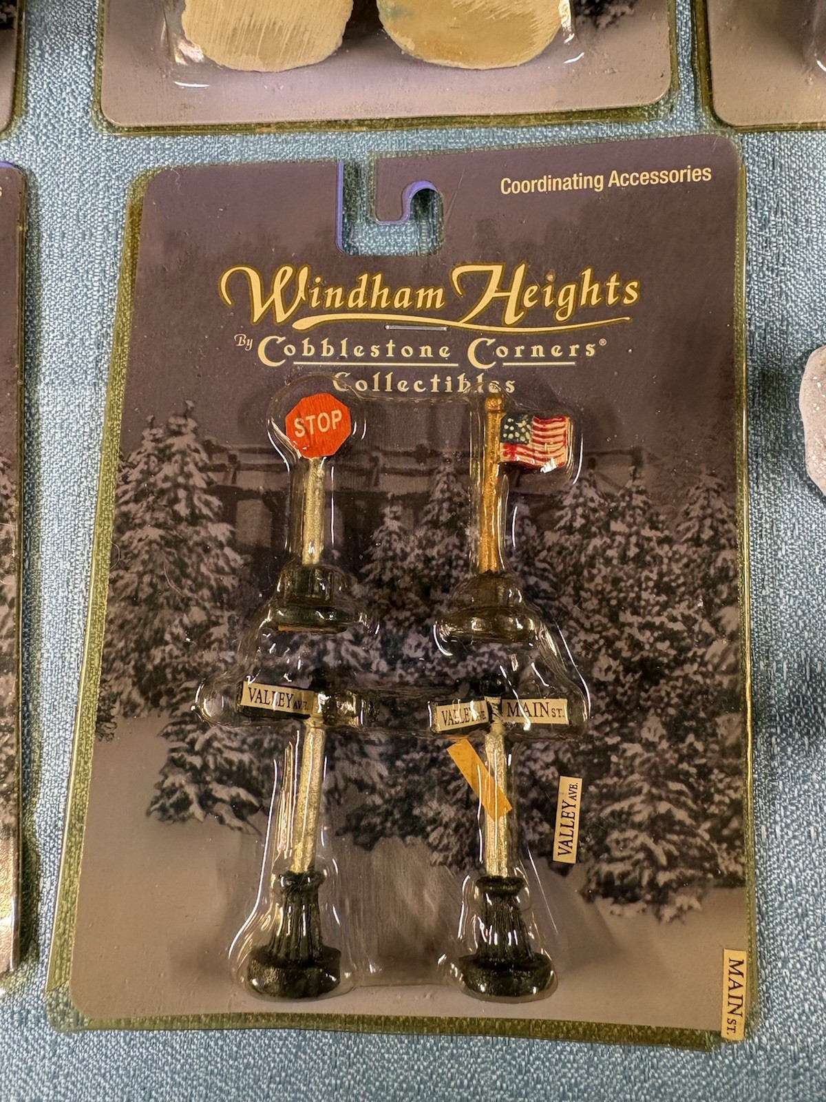 Vintage 2005 Cobblestone Corners Collectibles Windham Heights Christmas Lot NIB