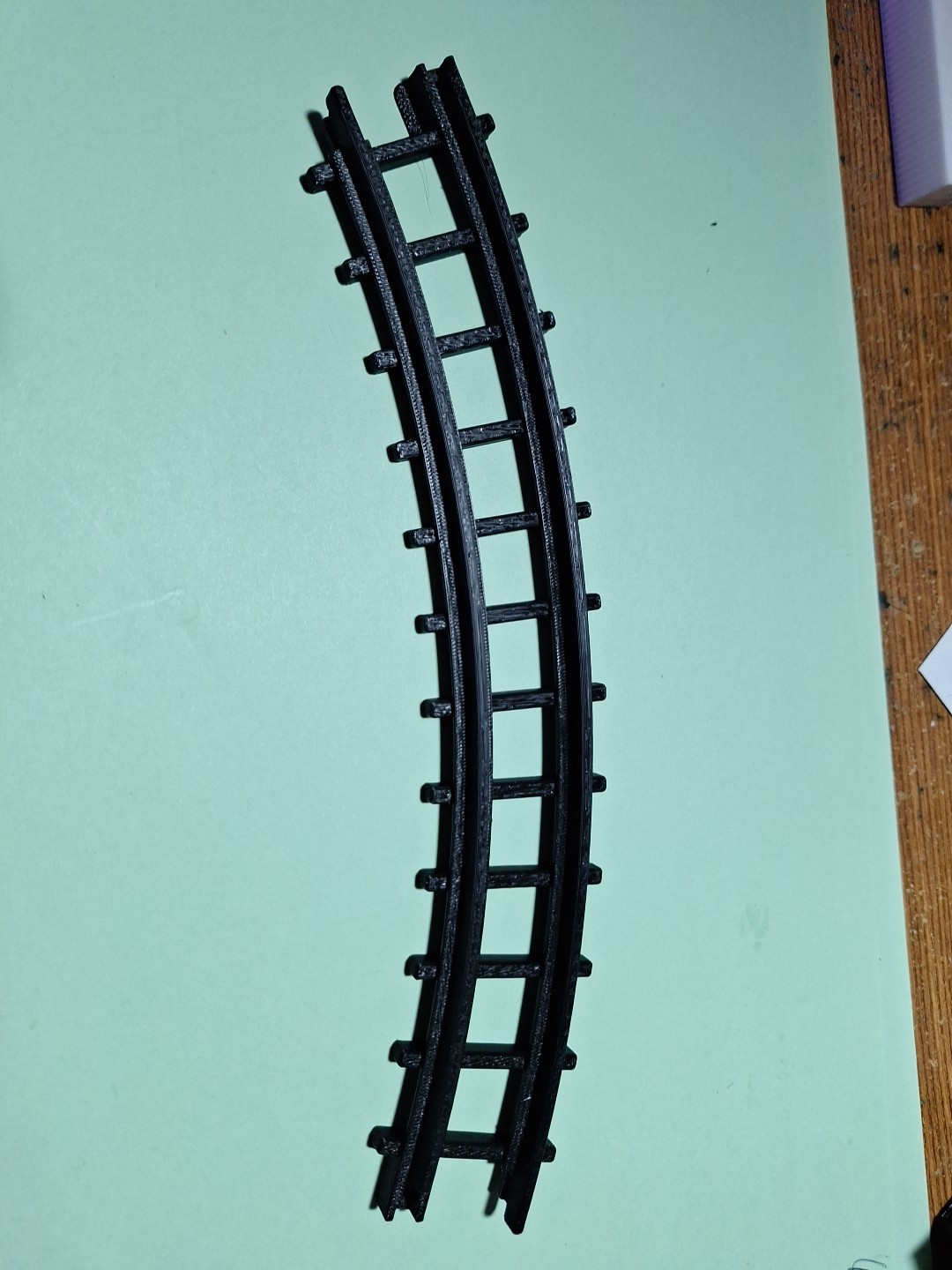 Lemax Railroad & Trolley Curved Track -2 Pack 3d Printed Add On