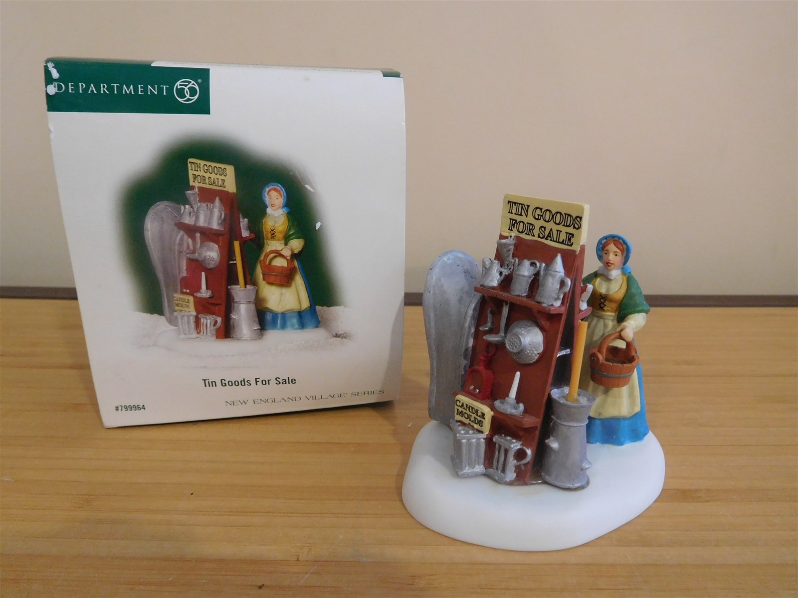 Dept 56 New England Accessory – Tin Goods For Sale – #799964 NIB – Free Ship