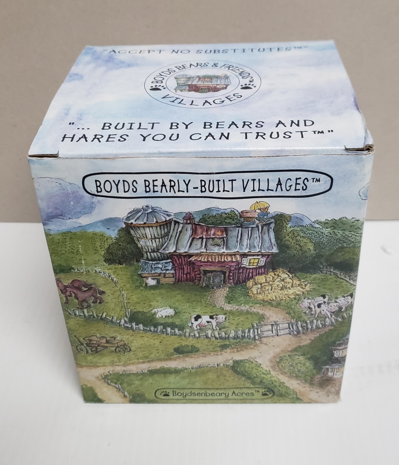 Boyds Bearly Built Village Boyd’s Town Mill & Bakery Bldg 2 19044 First Edition
