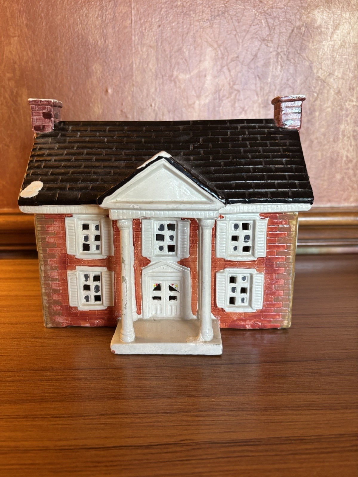 Vintage Yuletide Federal House 1986 Ceramic