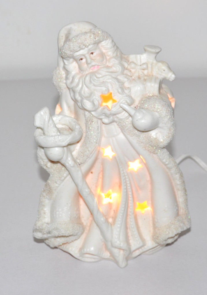 Santa Ceramic/Porcelian Night Light
