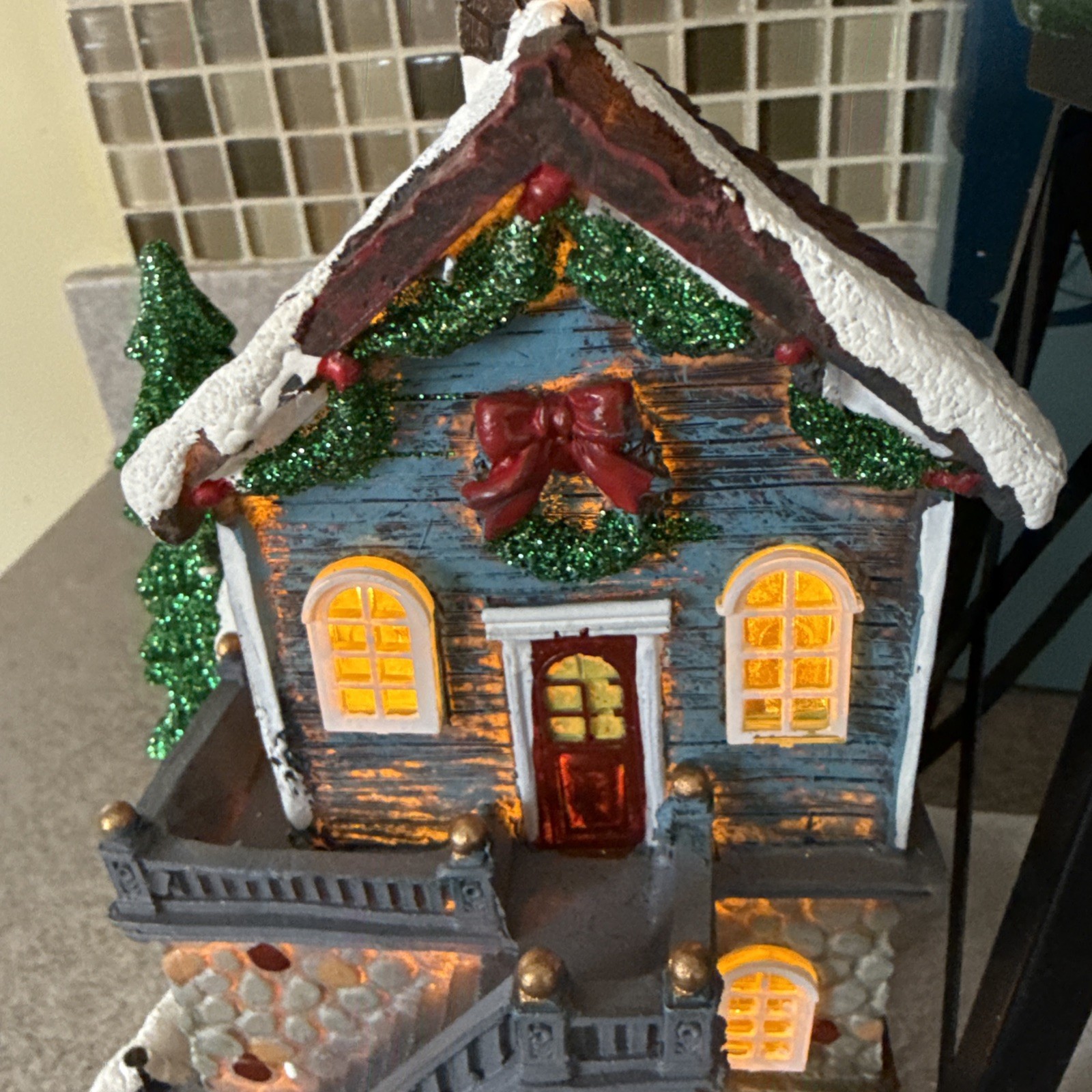 Carole Towne Lenahan’s Lighthouse Christmas LED House 2019