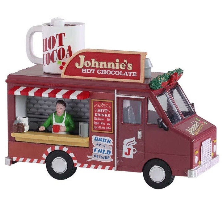Lemax Johnnie’s Hot Chocolate -Holiday Village Food Truck Carnival Midway