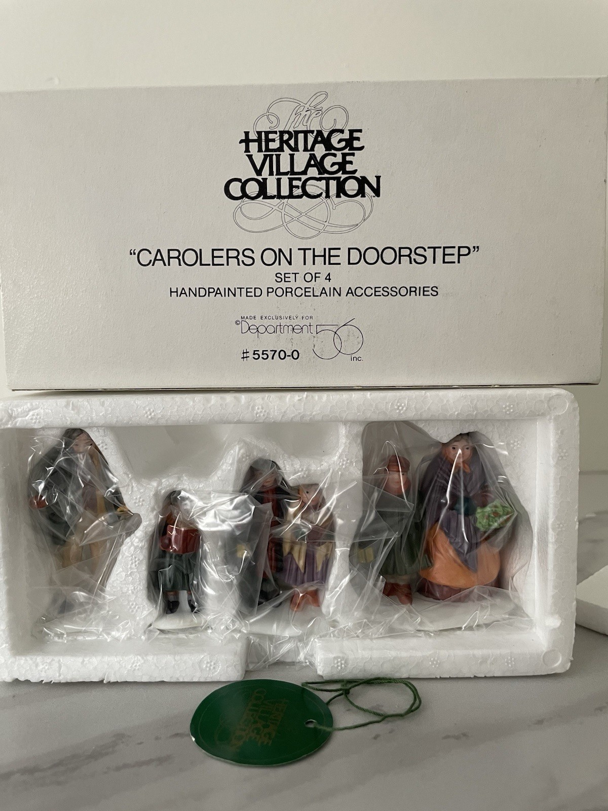 Department 56 Heritage Village Collection “Carolers on the Doorstep” #5570-0