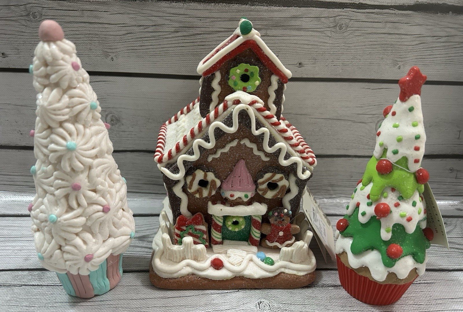 New Trimsetter Gingerbread House LED Lighted & Trees Dillard’s Exclusive