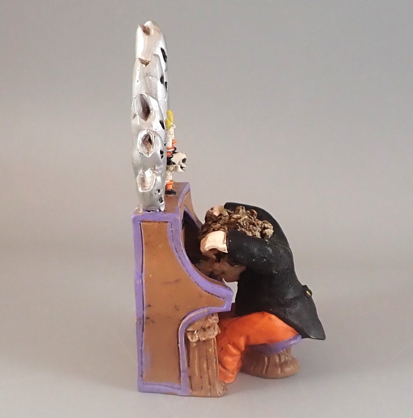 Creepy Hollow Spooky Organist Halloween Midwest of Cannon Falls Resin Figure