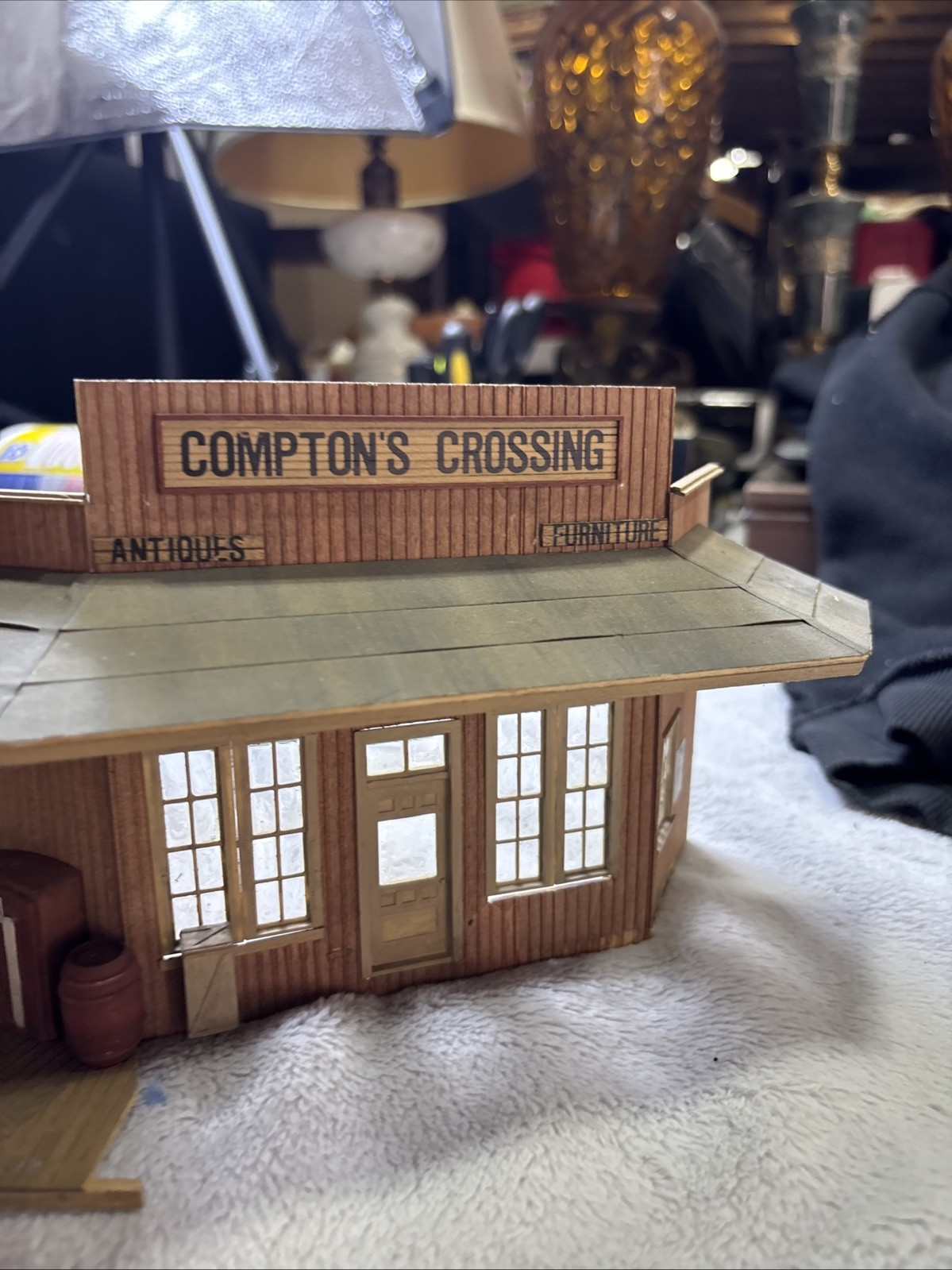 Vintage Town House Post Office And Shops For Little Villages