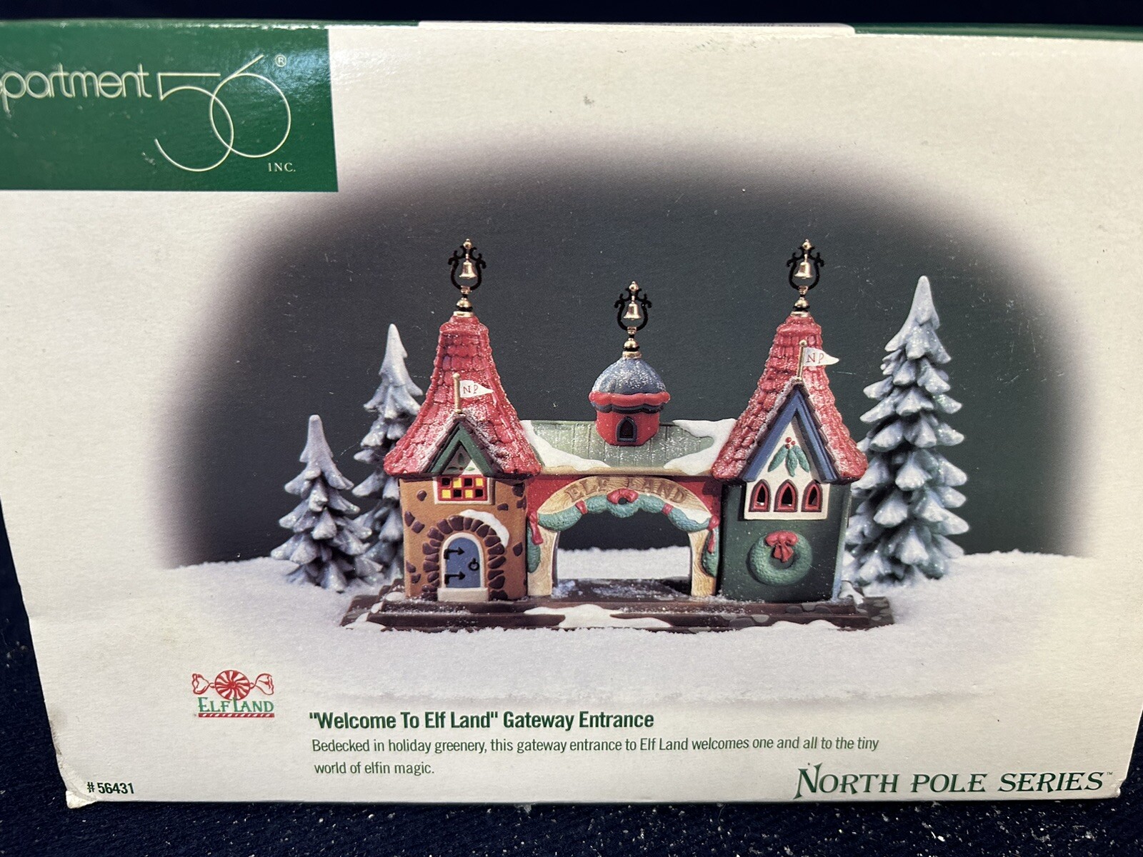 The Heritage Village Collection Dept 56 NorthPoleSeries Welcome to ElfLand 56431