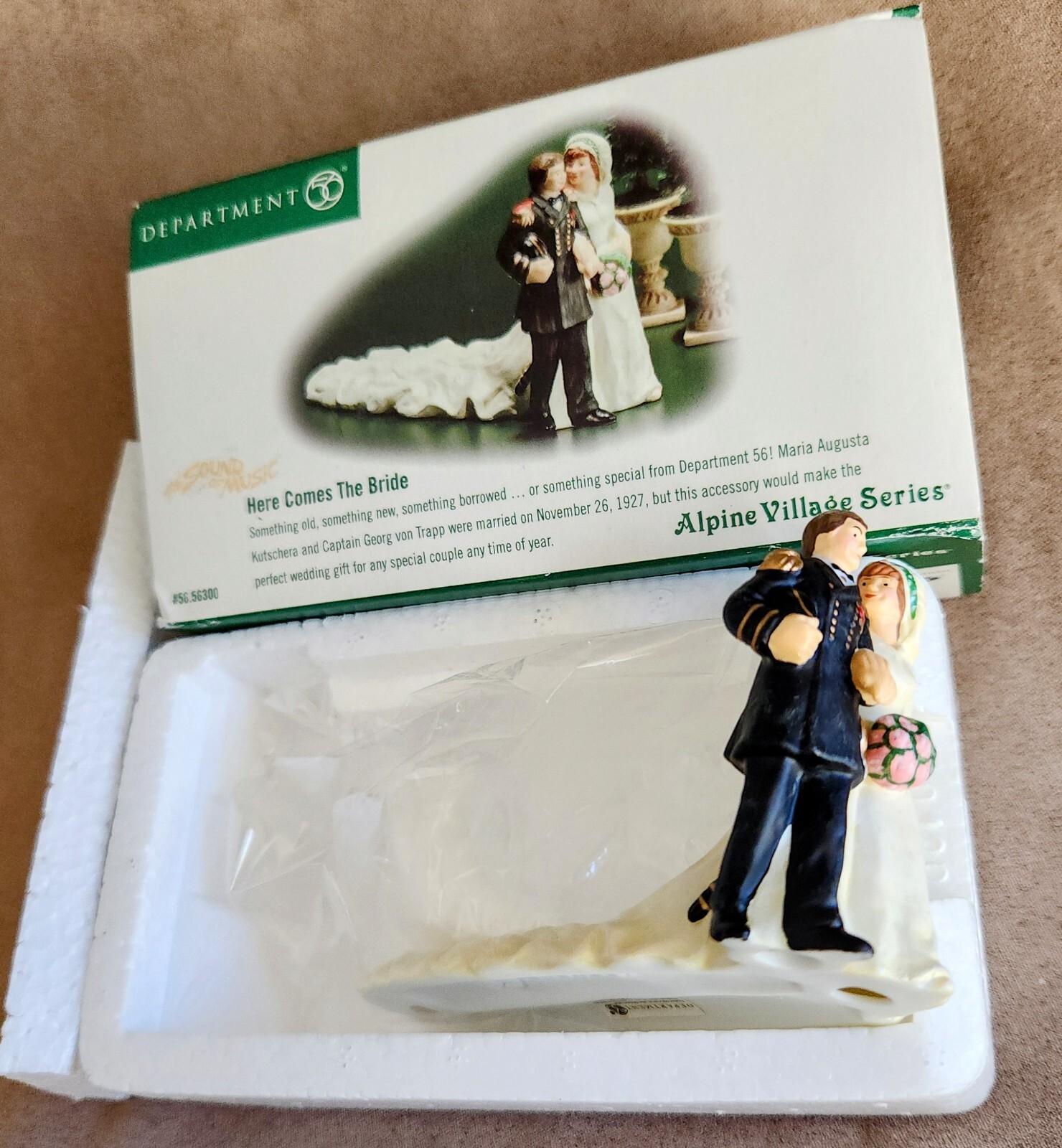 Here Comes The Bride #56300 Sound Of Music Dept56 Alpine Village-BUYER GUARANTEE
