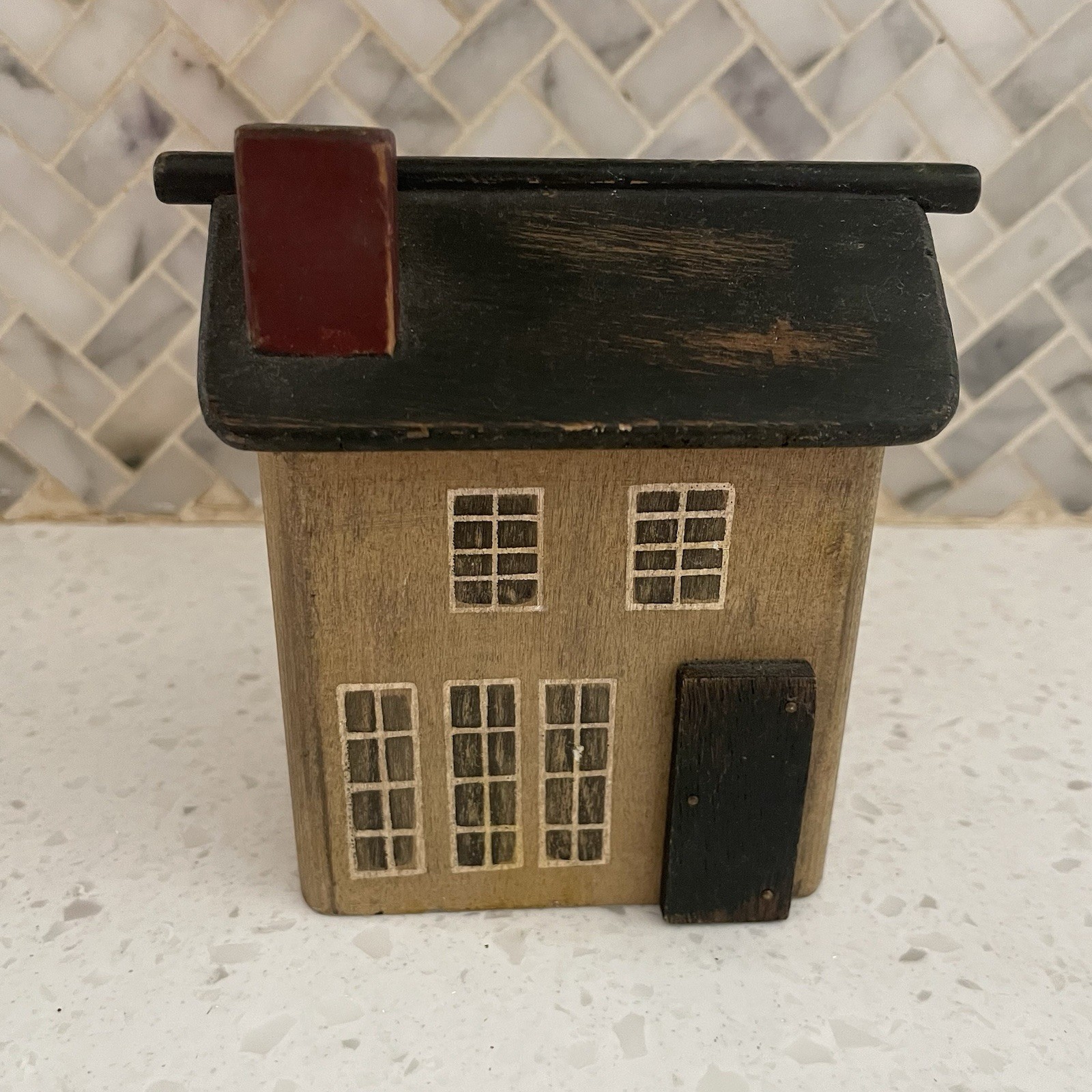 Primitive Wooden Colonial House East Coast New England