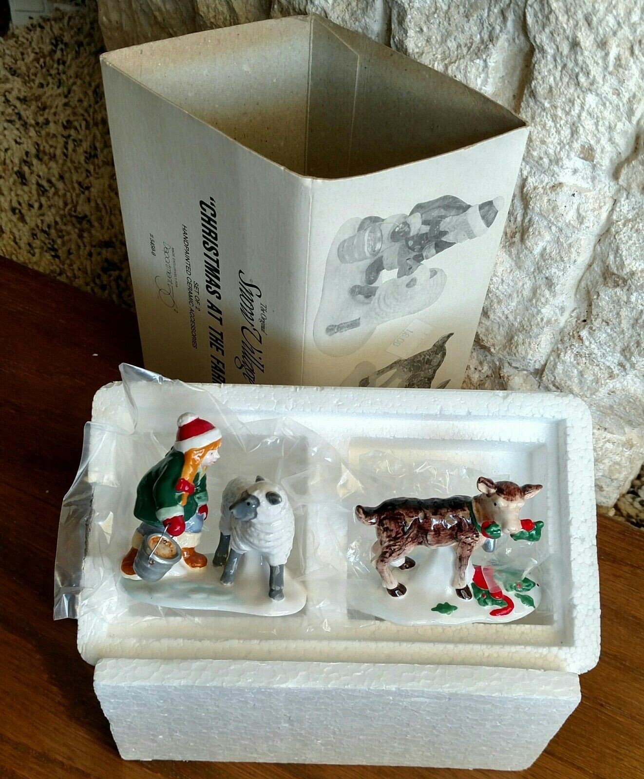 Christmas At The Farm #54500 Snow Village Department 56 -BUYER GUARANTEE