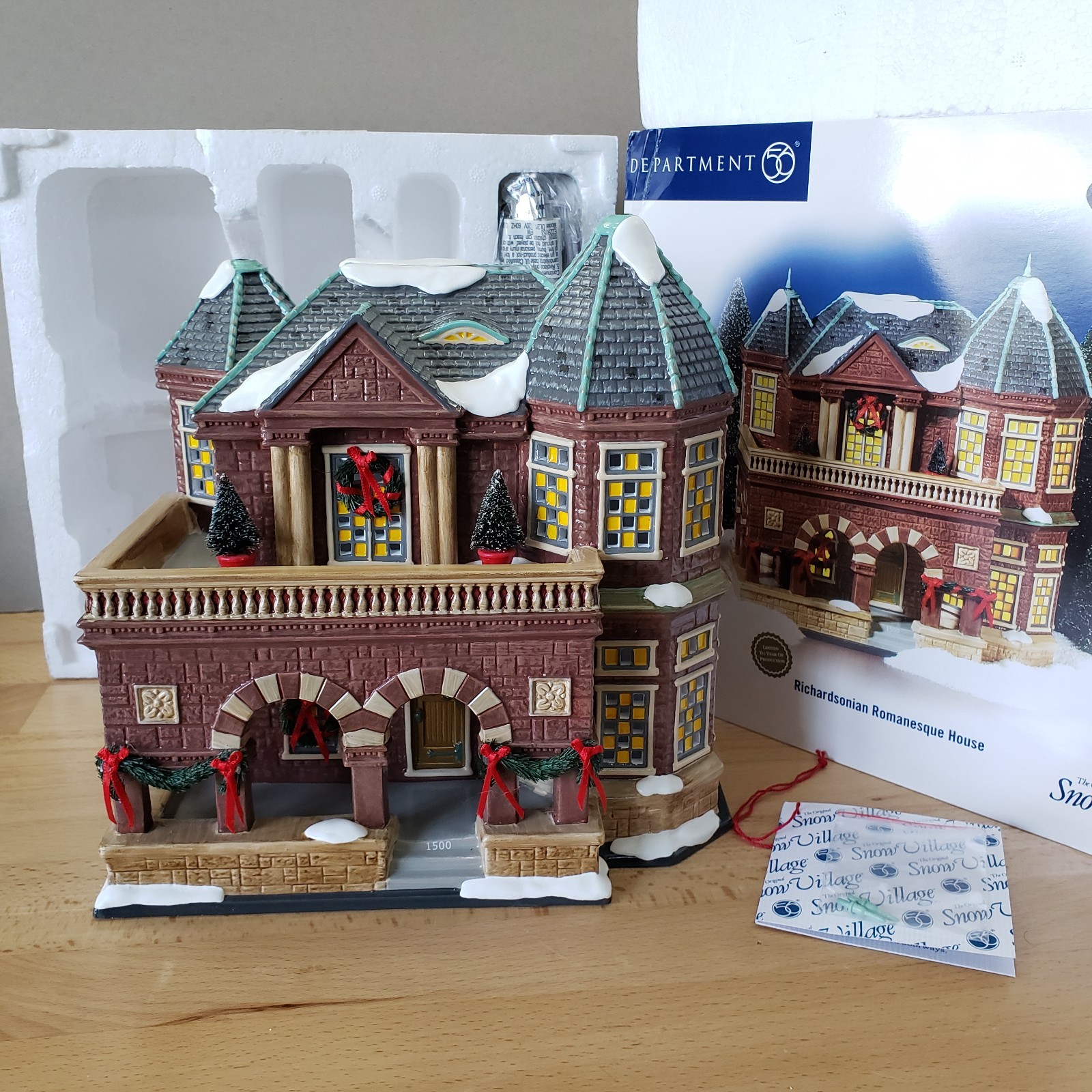 Department 56 Richardsonian Romanesque House American Architecture Series