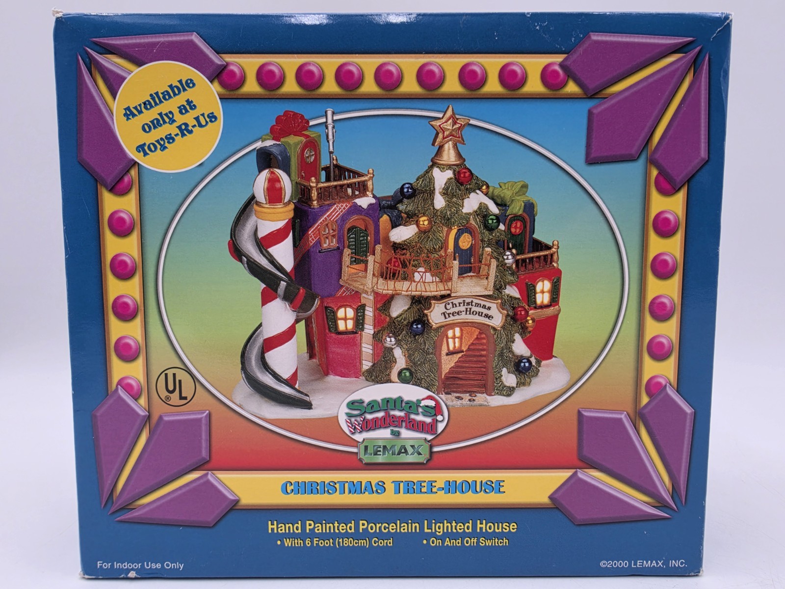 Vintage Lemax Santa’s Wonderland Christmas Tree House Toys-R-Us Exclusive 2000