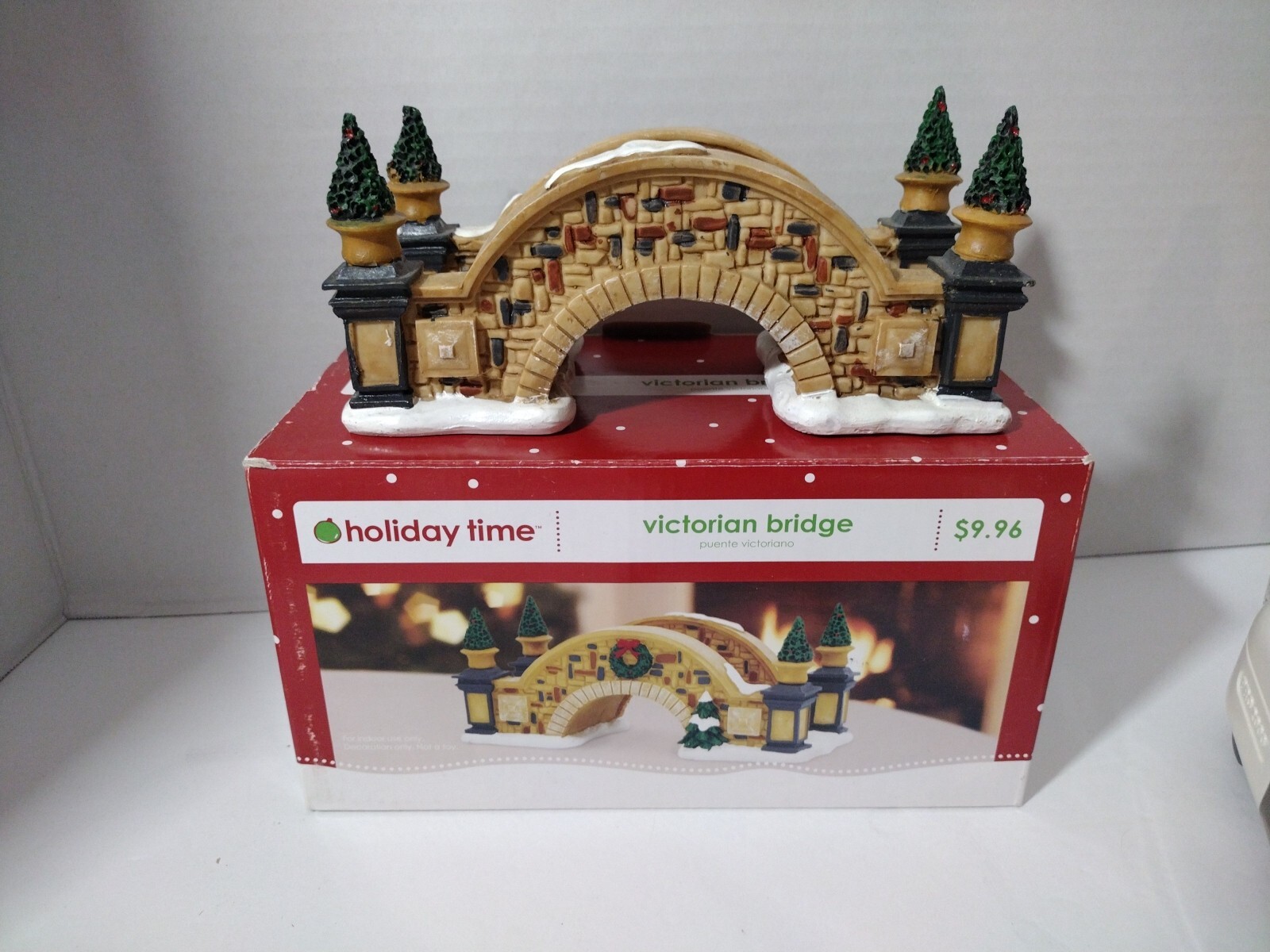 Christmas Victorian Bridge, Village , Old Town , Nativity