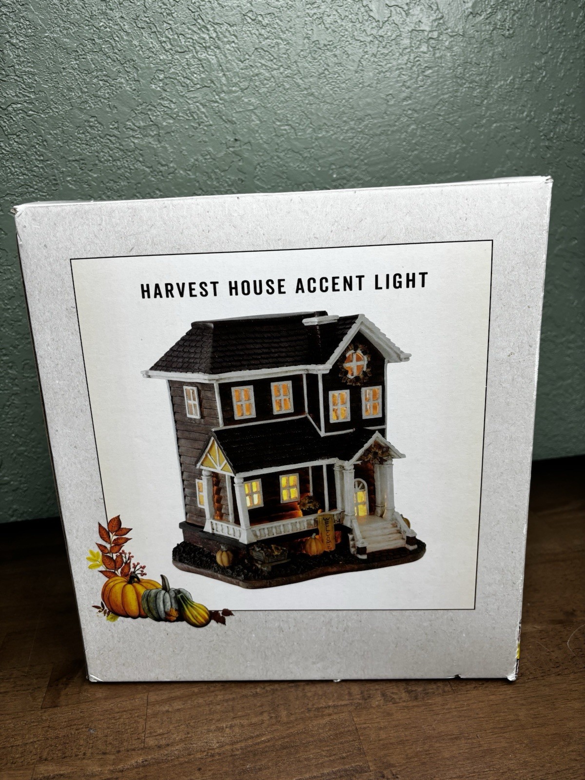 Cracker Barrel Harvest House Accent Light 2023 Autumn Fall With Original Box