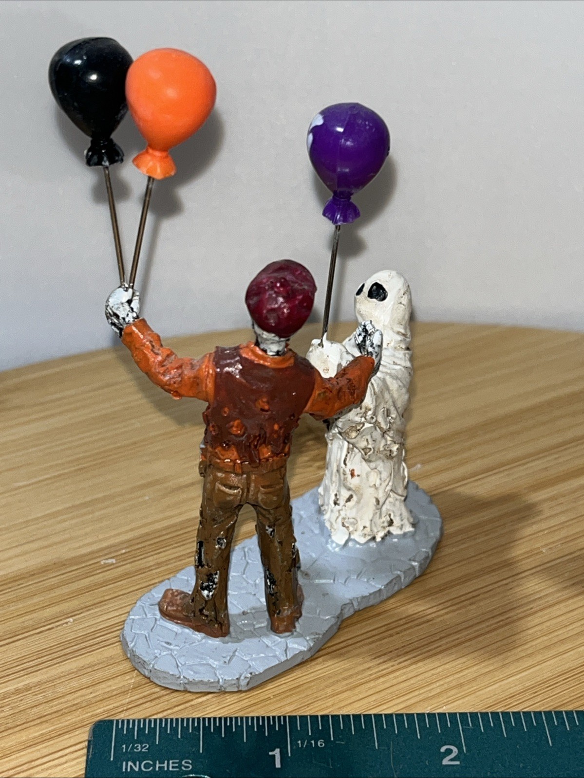 BOOLLOON Balloon SELLER Zombie Ghost LEMAX SPOOKY TOWN Halloween Retired 02800